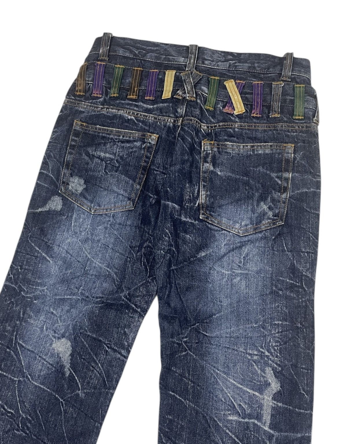 PPFM Nylaus Japan Double Waist Jeans Size US 30 / EU 46 - 6 Thumbnail