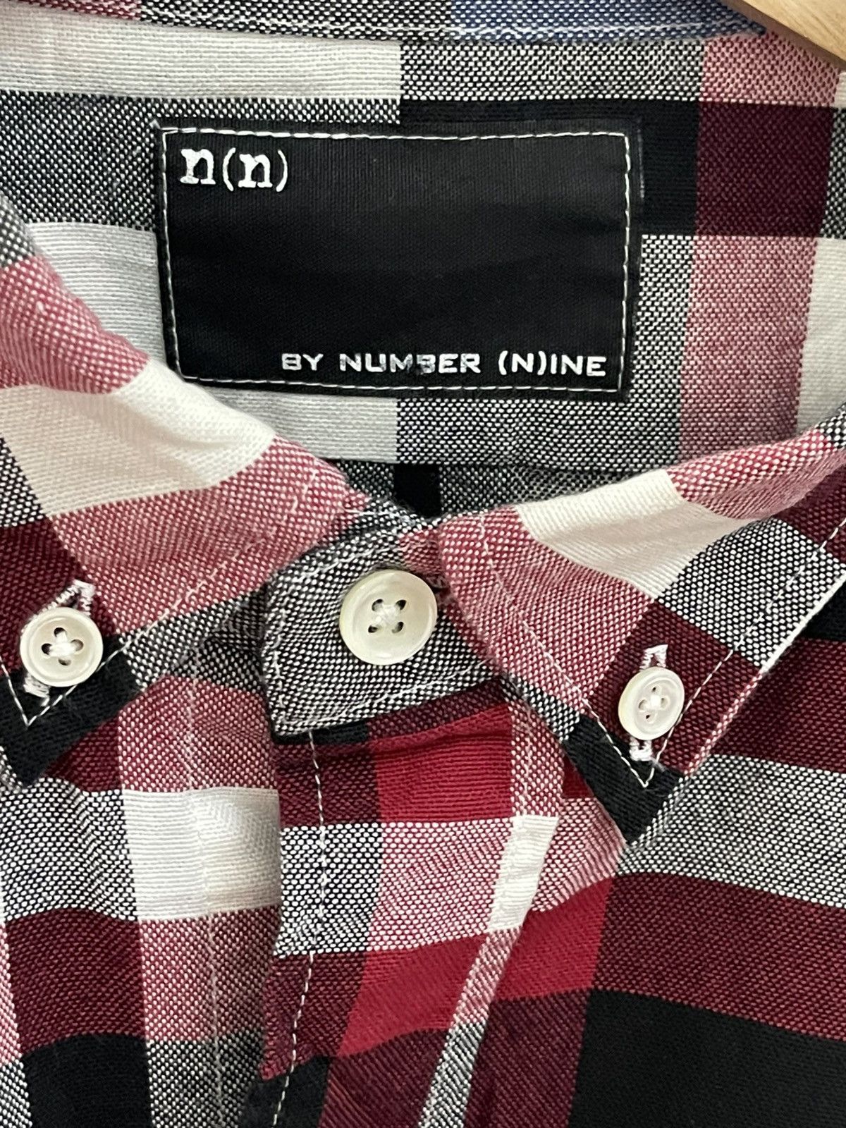 Number (N)ine Number Nine Checkered Patern Shirt Button Ups Size US M / EU 48-50 / 2 - 5 Thumbnail