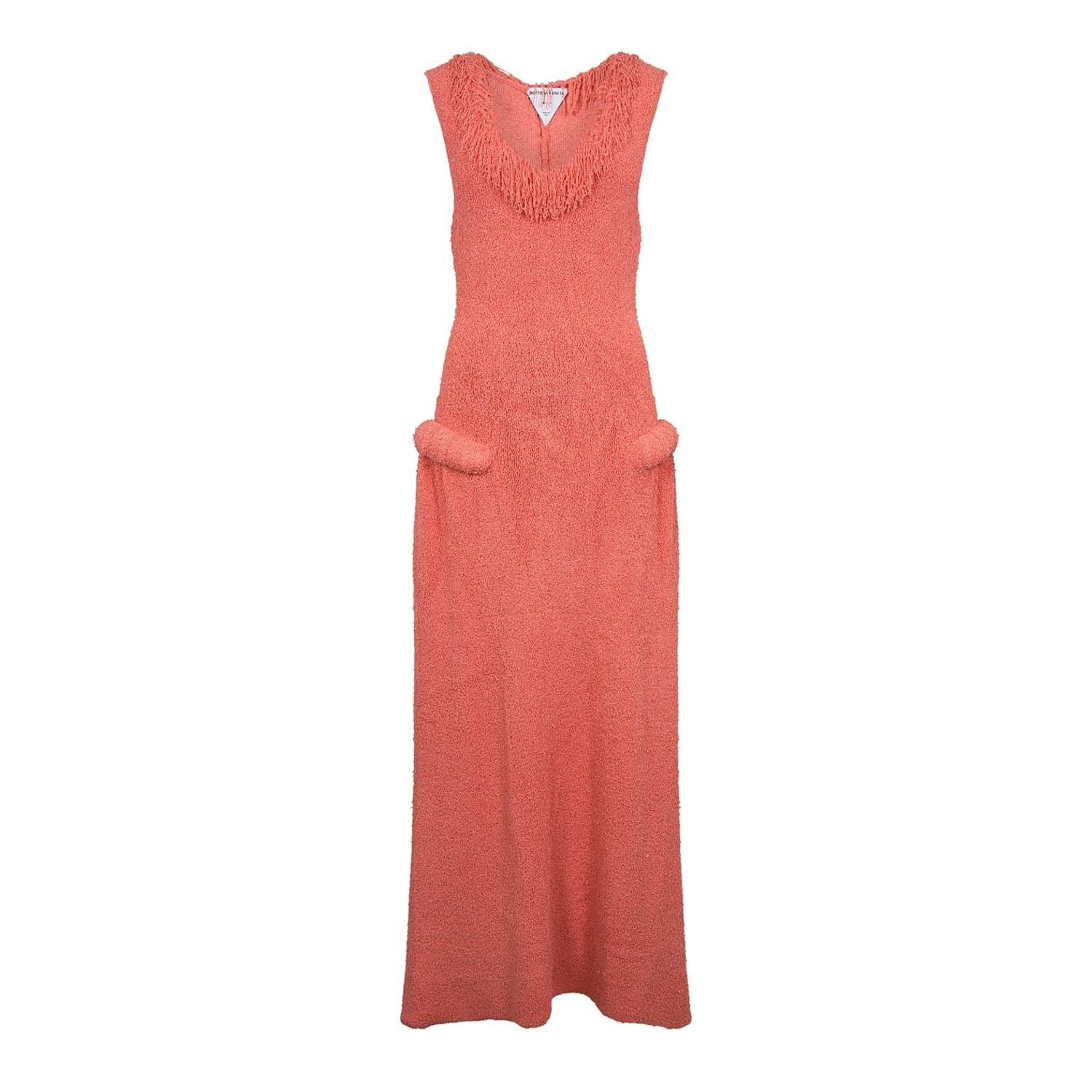 Bottega Veneta Bottega Veneta Scoop Neck Maxi Slip Dress in Pink Size M / US 6-8 / IT 42-44 - 1 Thumbnail