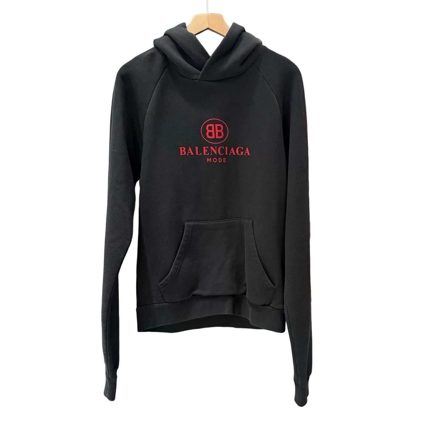 Balenciaga Balenciaga Red Logo Hoodie Size M Size US M / EU 48-50 / 2 - 1 Thumbnail