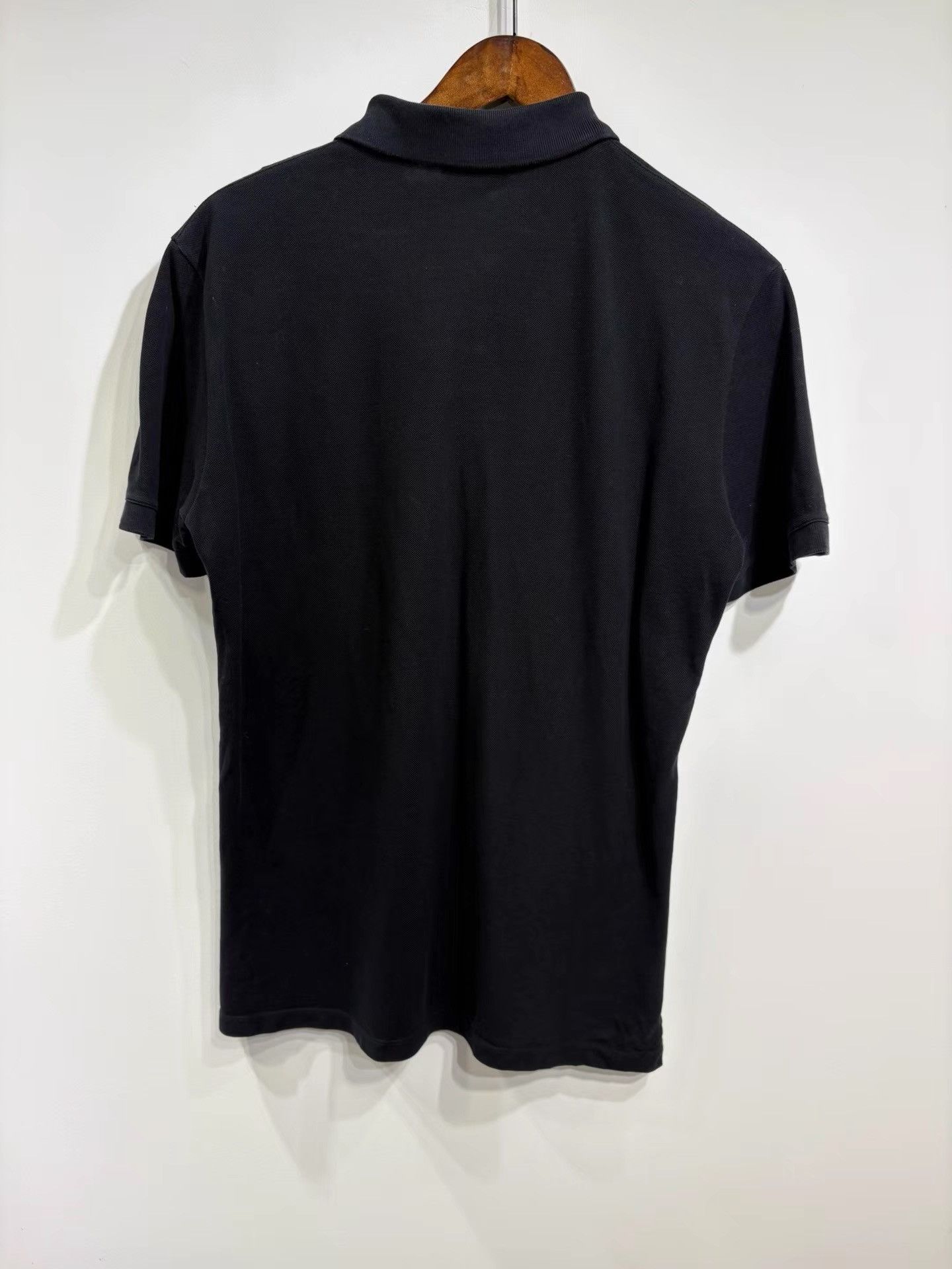 Alexander McQueen Alexander McQueen Men's Black Short Sleeve Polo Shirt K29 Size US M / EU 48-50 / 2 - 2 Thumbnail