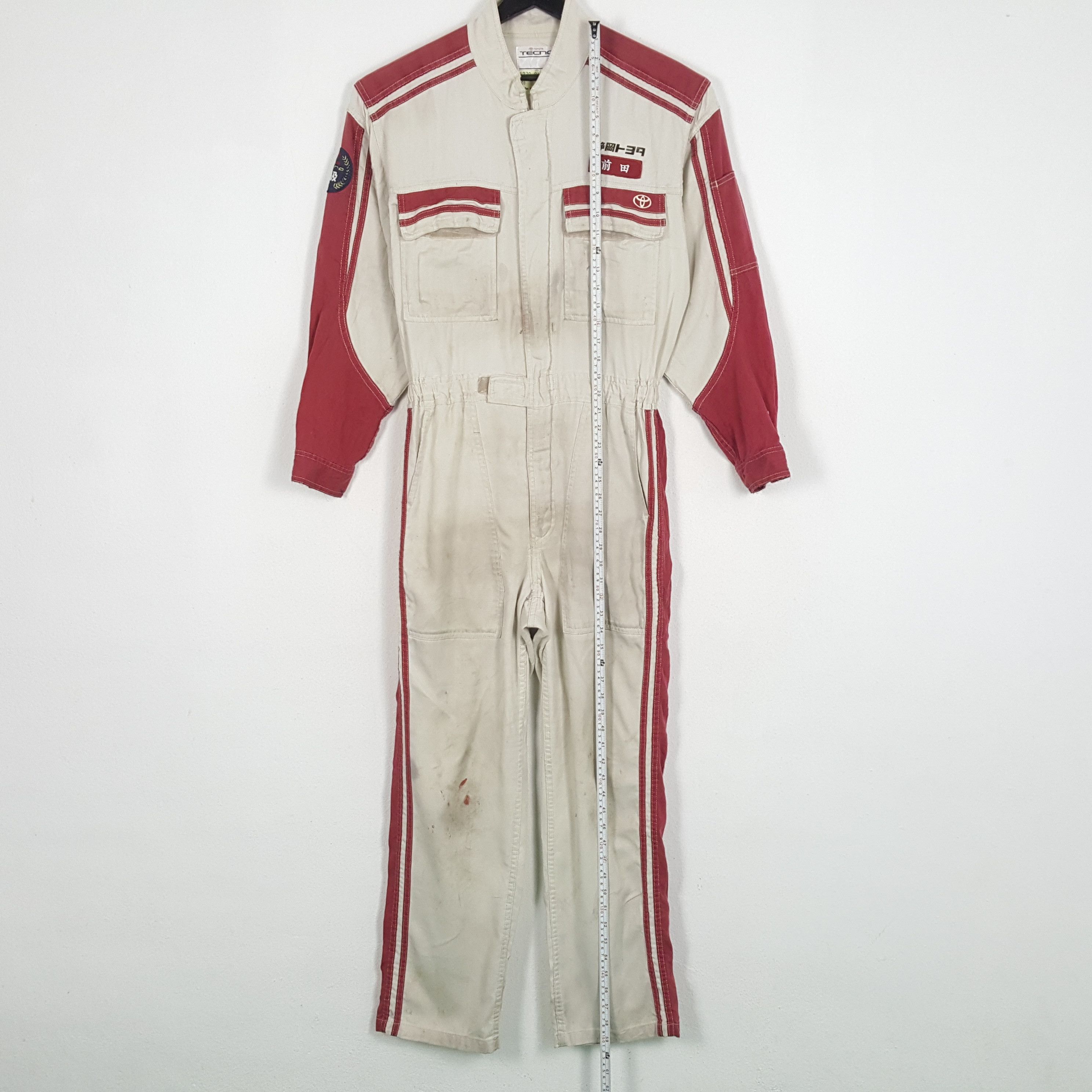 Japanese Brand × Vintage TOYOTA TECNO Japanese Motorsports Coverall Jacket Size US M / EU 48-50 / 2 - 7 Thumbnail