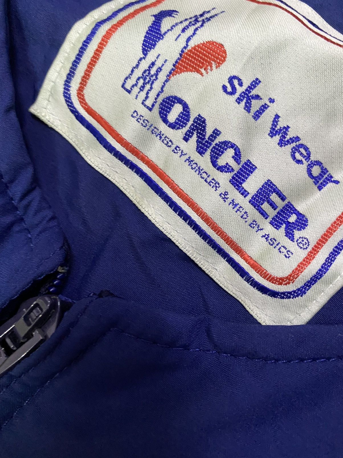 Moncler 💥Vintage Ski Wear Moncler By Asics Overalls pant Size 29" - 7 Thumbnail