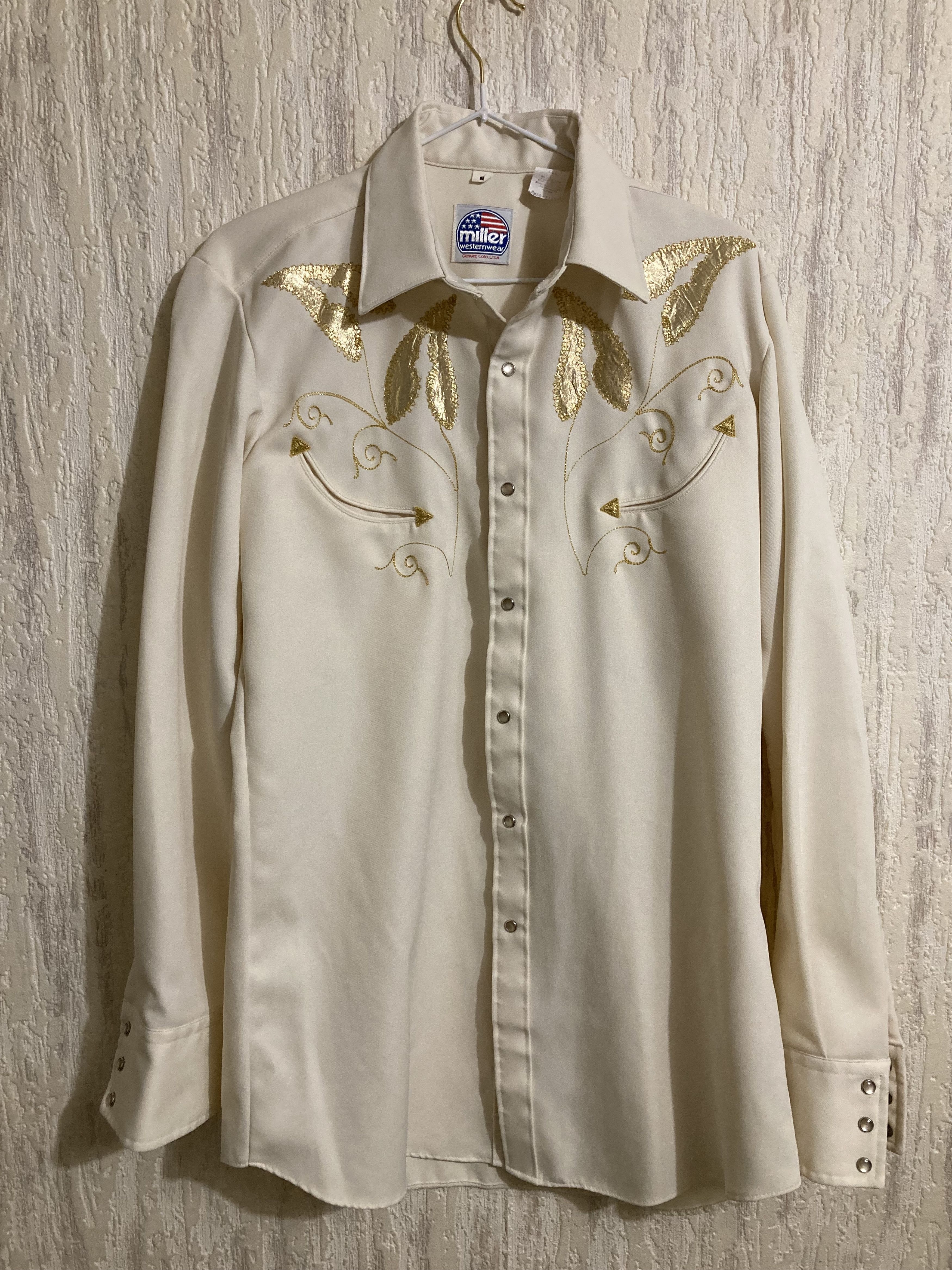 Cowboy Equipment × Vintage Vintage Miller Western Wear Cowboy Peal Snap Shirt Size US M / EU 48-50 / 2 - 1 Thumbnail