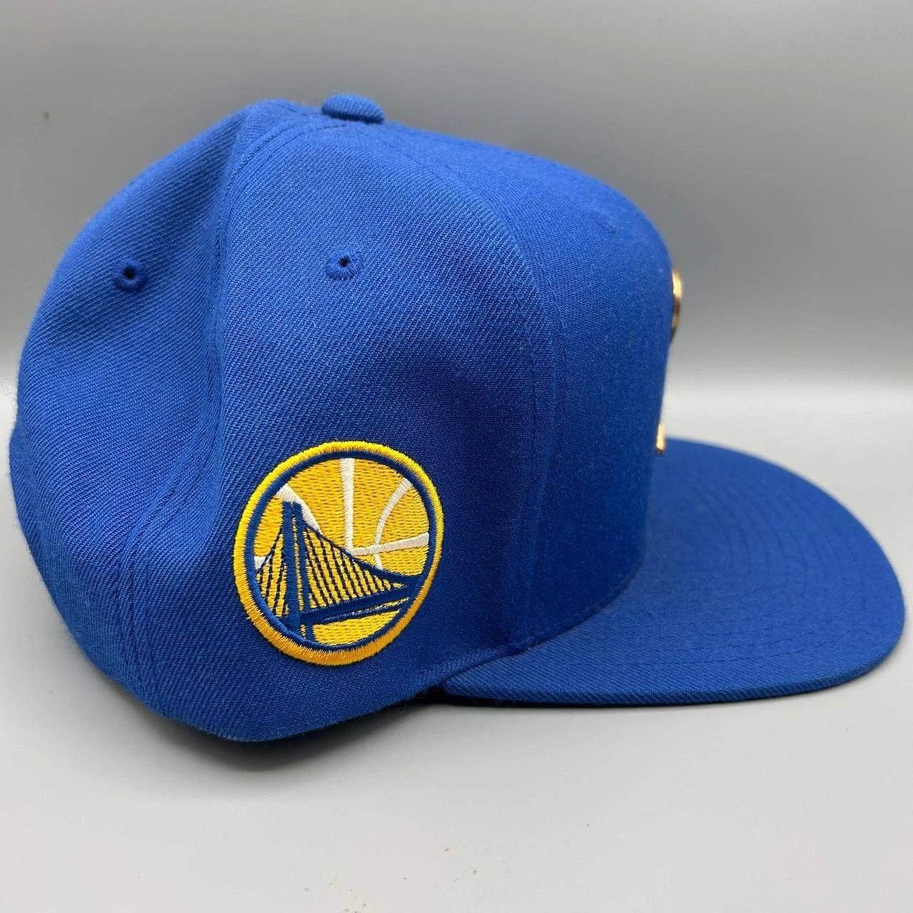 Mitchell & Ness Golden State Warriors GSW Hat Men Blue The Finals Snap Back Size ONE SIZE - 6 Thumbnail