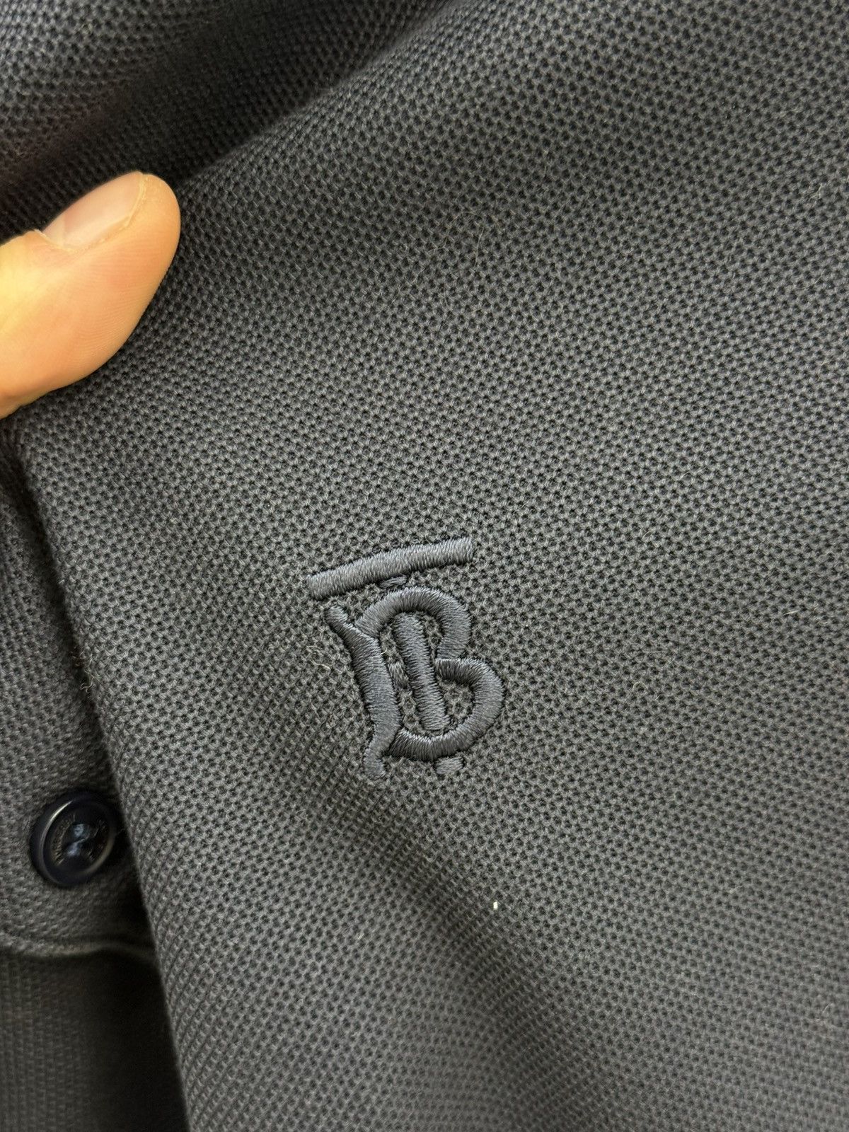 Burberry Burberry London Nova Check Logo Embroidered Polo Shirt Size US XL / EU 56 / 4 - 6 Thumbnail