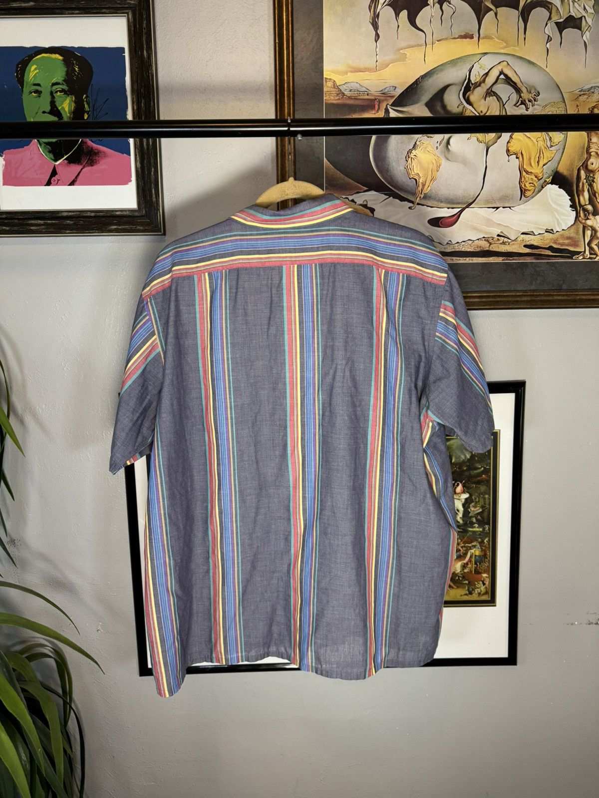 Vintage Vintage striped button up shirt Size US XL / EU 56 / 4 - 2 Thumbnail