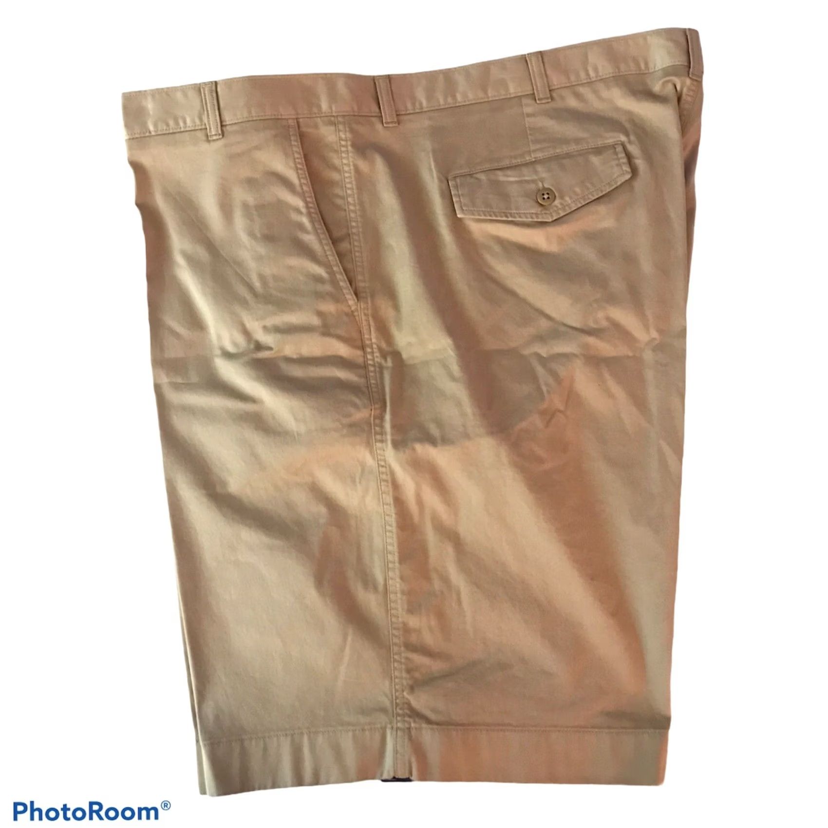 Cremieux Cremieux Madison Shorts Mens Beach Chino Flat Front Big & Tall 52 Inseam 10 Beige Garment Dyed Size US 36 / EU 52 - 3 Thumbnail