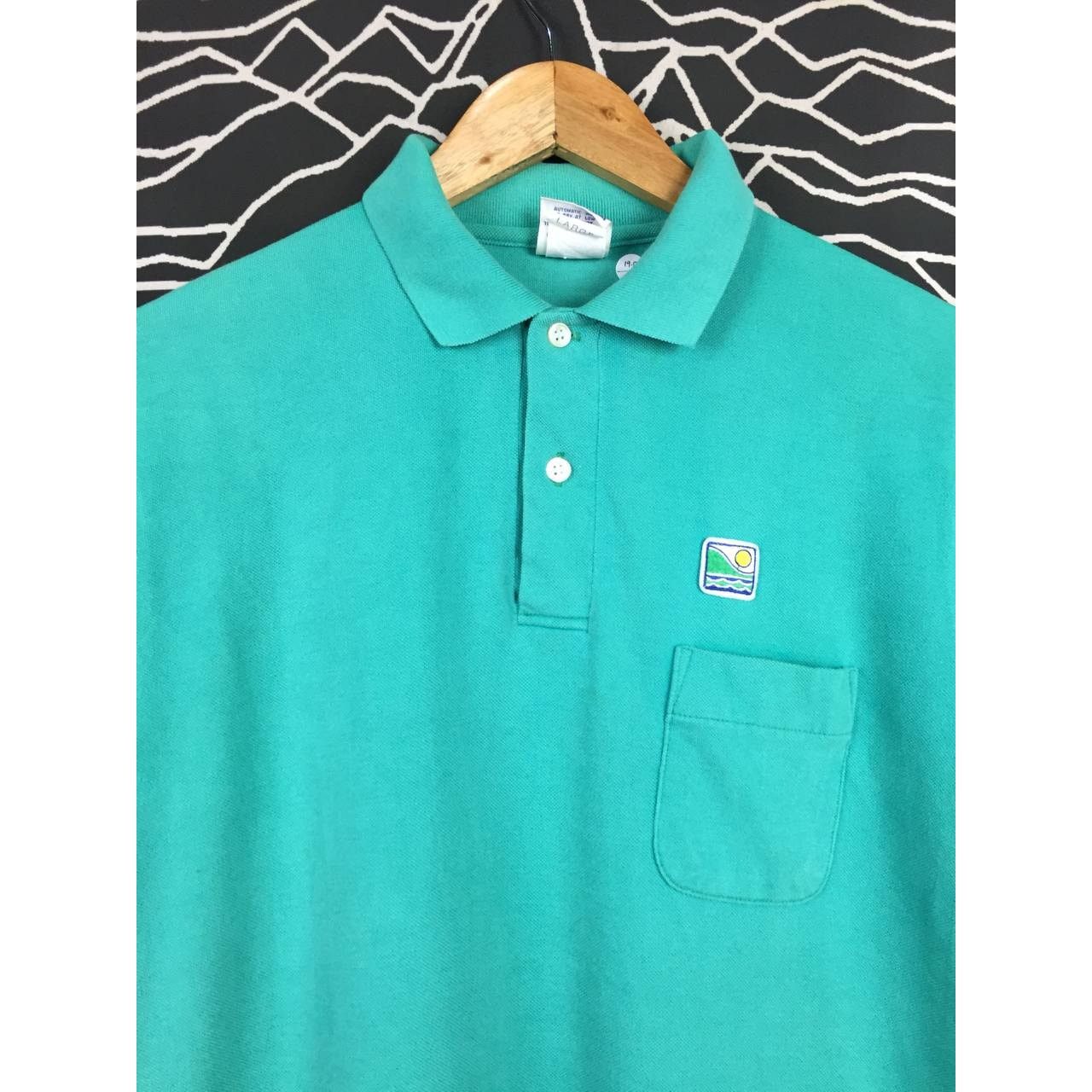 Vintage Vtg 90s Off Shore Surf Wear Embroidered Logo Pocket Polo Tee Size US M / EU 48-50 / 2 - 3 Thumbnail