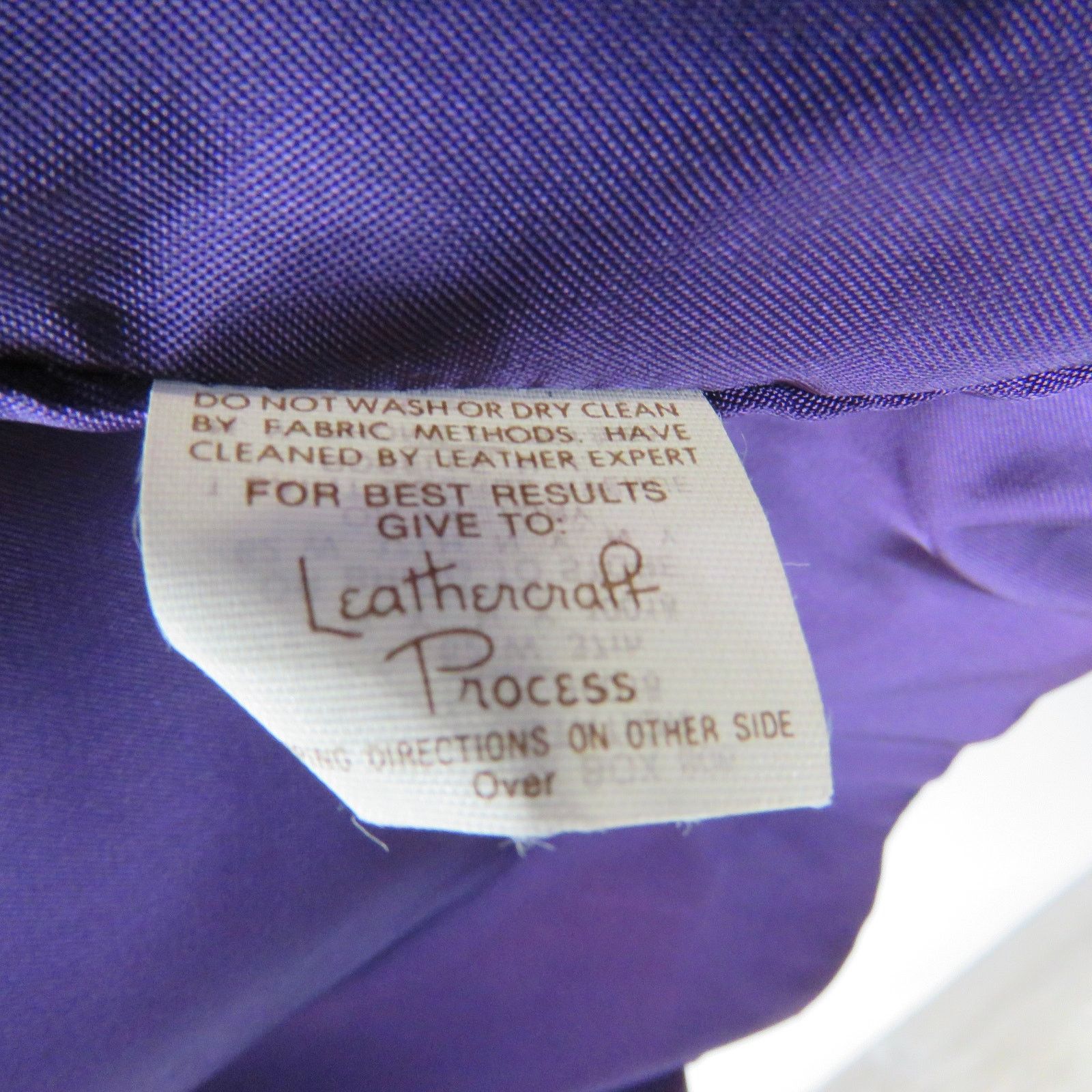 Vintage 90s Vintage Purple Leather Jacket Medium Retro Genuine Size M / US 6-8 / IT 42-44 - 4 Thumbnail