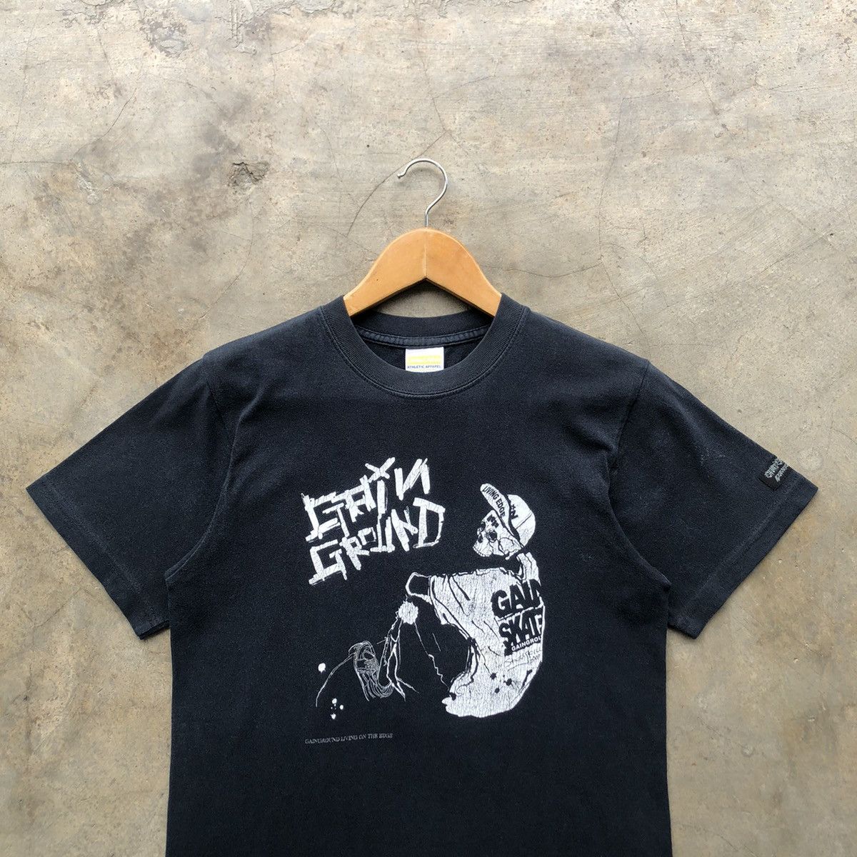 Tornado Mart Vintage GAIN GROUND punk skull living edge tshirt Size US S / EU 44-46 / 1 - 3 Thumbnail