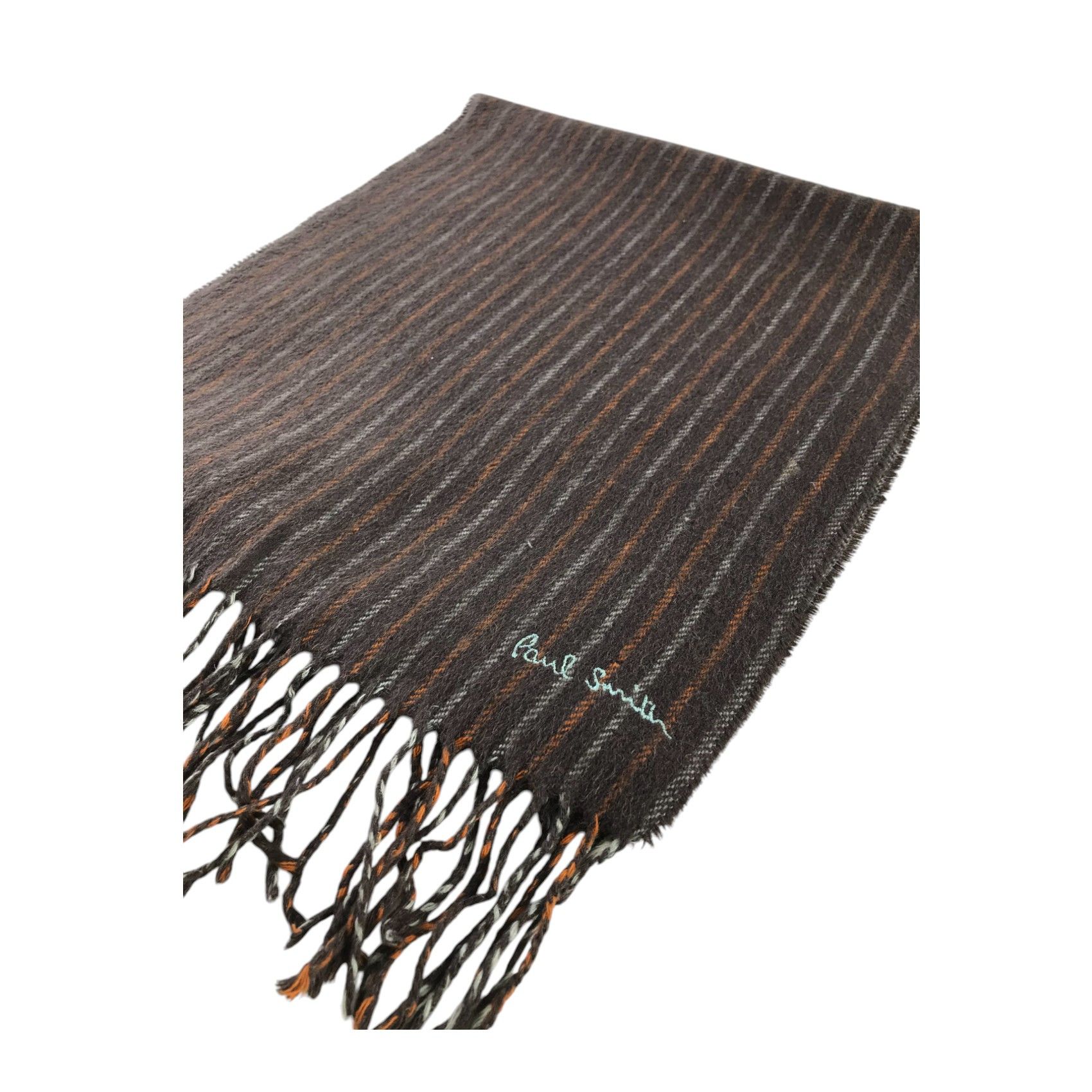 Paul Smith × Vintage Paul Smith Scarf / Muffler / Neckwear - WW2104 Size ONE SIZE - 3 Thumbnail