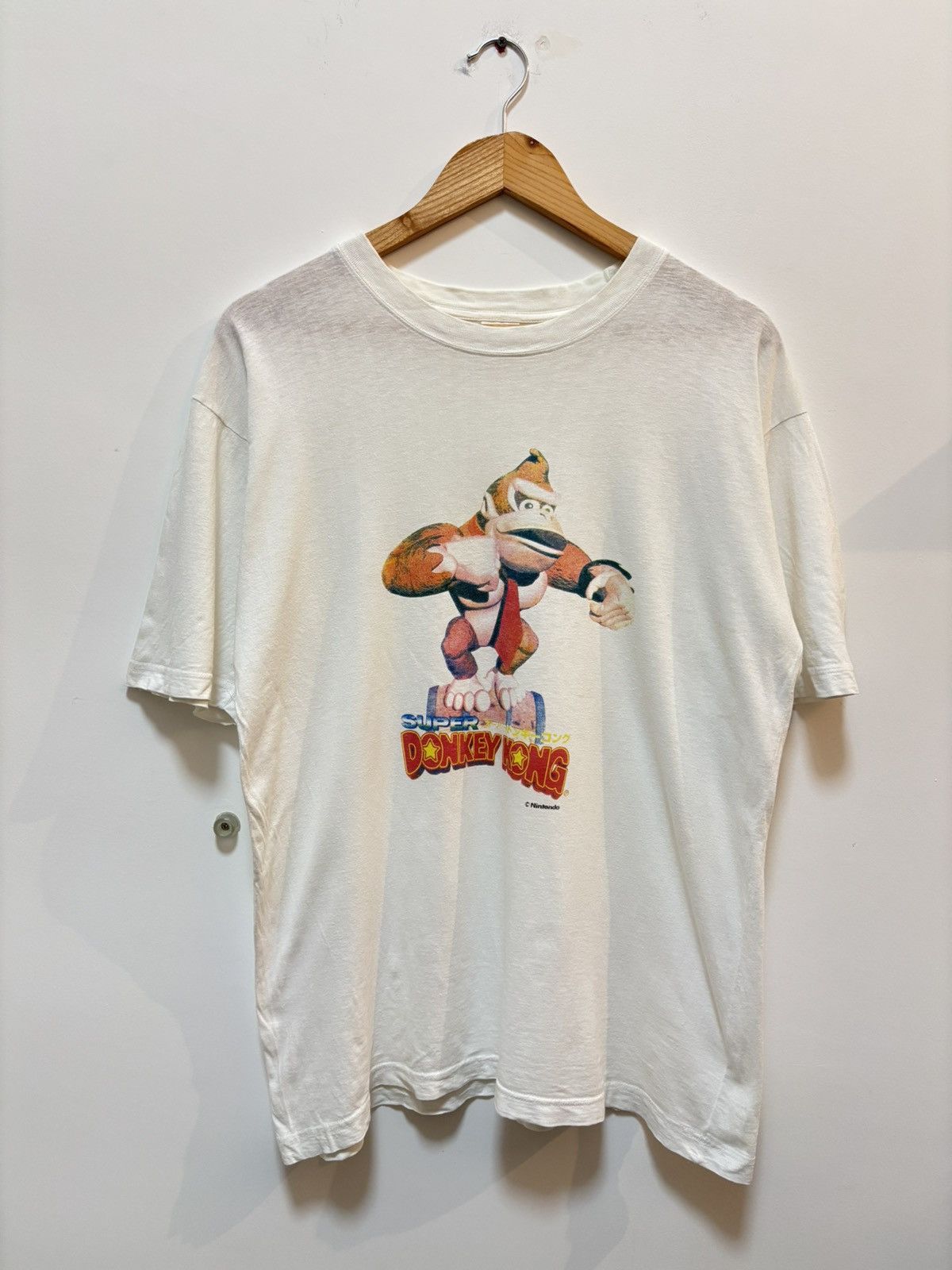 Nintendo × Vintage RARE Donkey Kong Funky Kong Nintendo 1995 Shirt