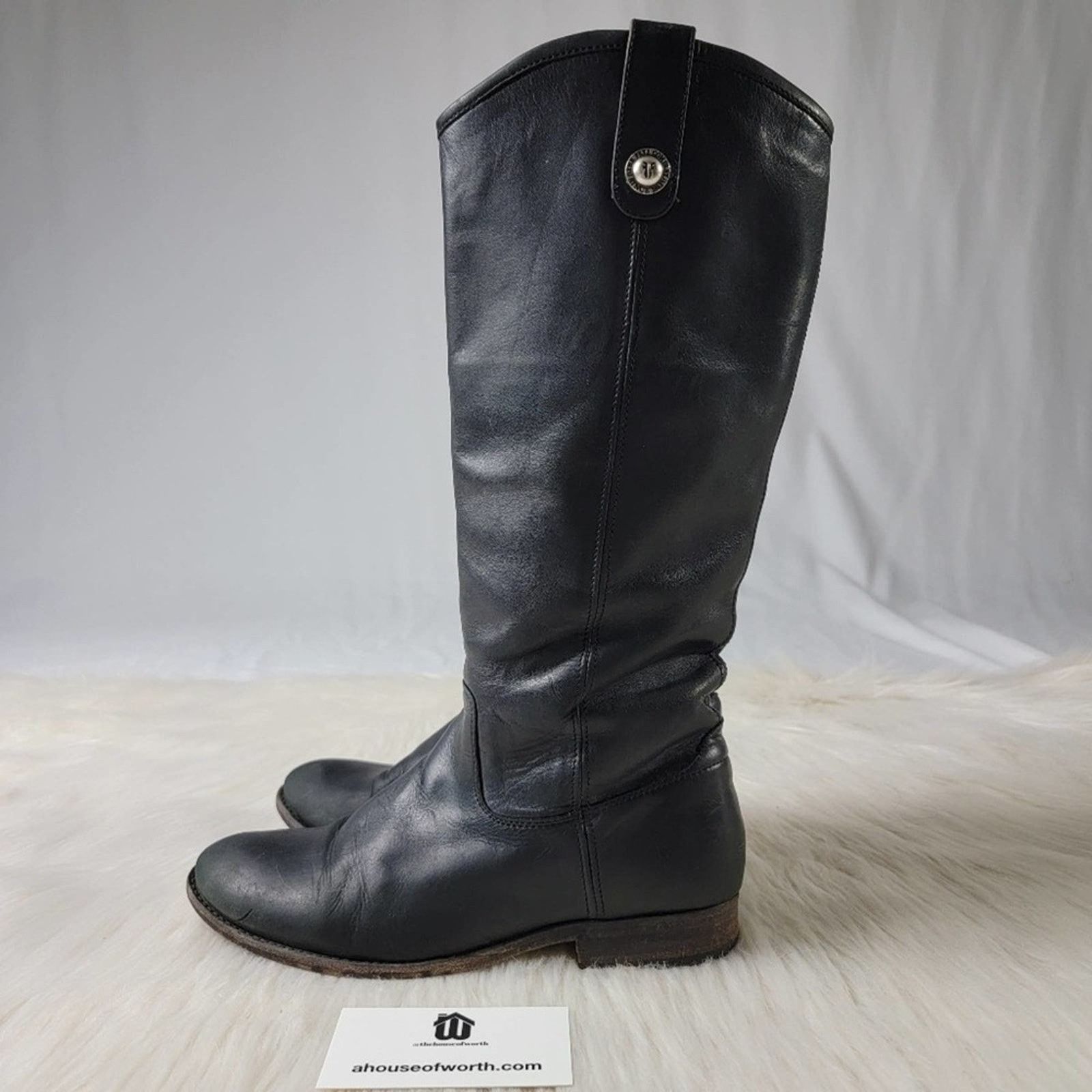 Frye Frye Melissa Knee High Leather Boots in Black - 7 Size US 7 / IT 37 - 8 Thumbnail