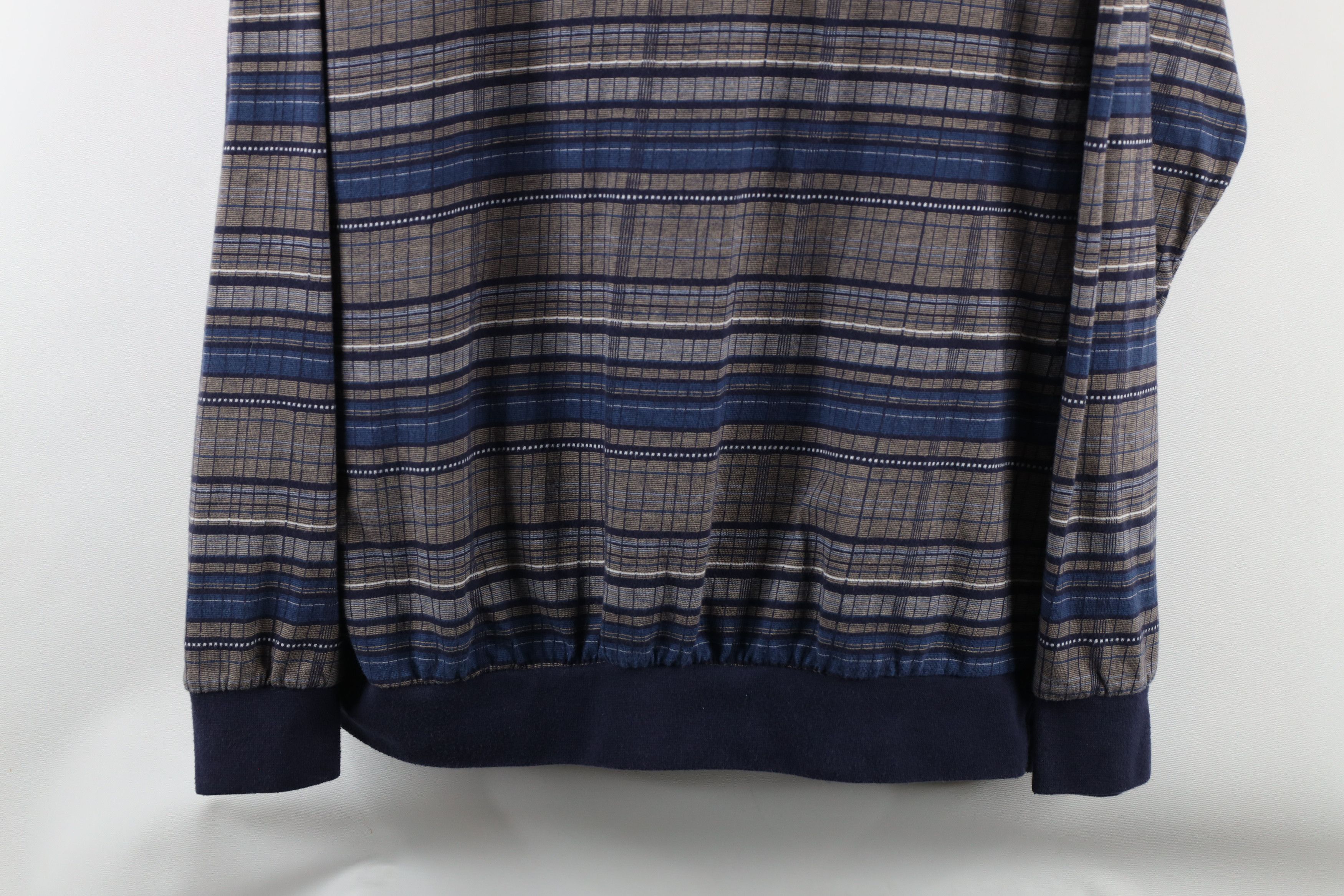Vintage Vintage 90s Streetwear Knit Long Sleeve Pullover Polo Shirt Size US XL / EU 56 / 4 - 3 Thumbnail