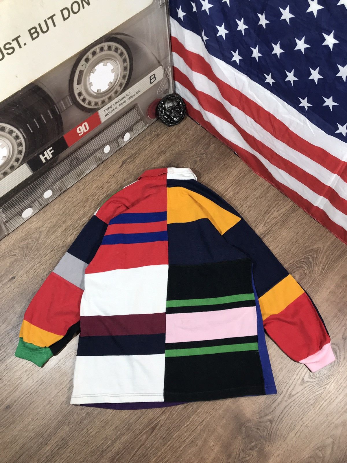 Vintage Vintage Rugby Long Sleeve Shirt 80-90s Size US M / EU 48-50 / 2 - 12 Thumbnail