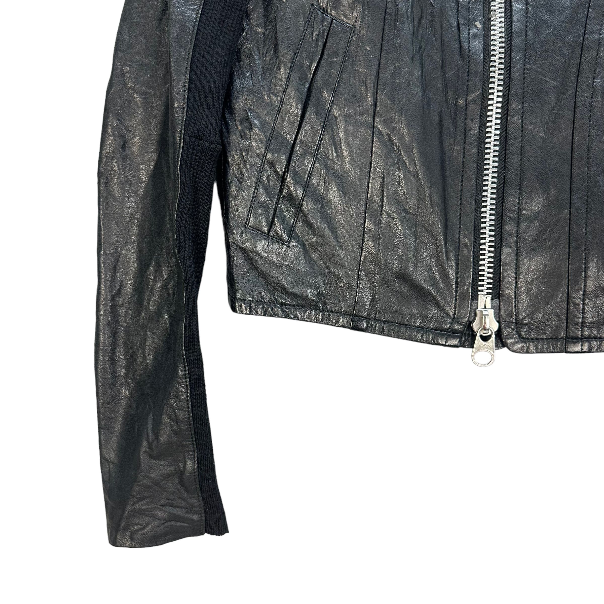 Eternal ETERNAL RISE DERLEATHER HYBRID CROPPED JACKET #7859-185 Size XS / US 0-2 / IT 36-38 - 4 Thumbnail