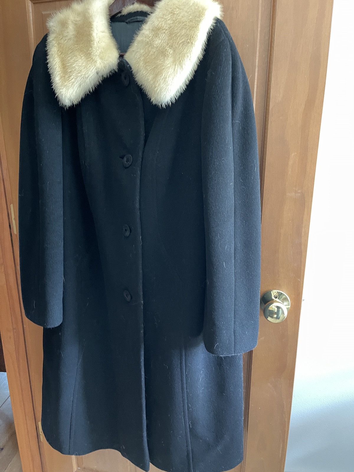 Vintage Vintage custom hand made wool coat Size ONE SIZE - 1 Thumbnail