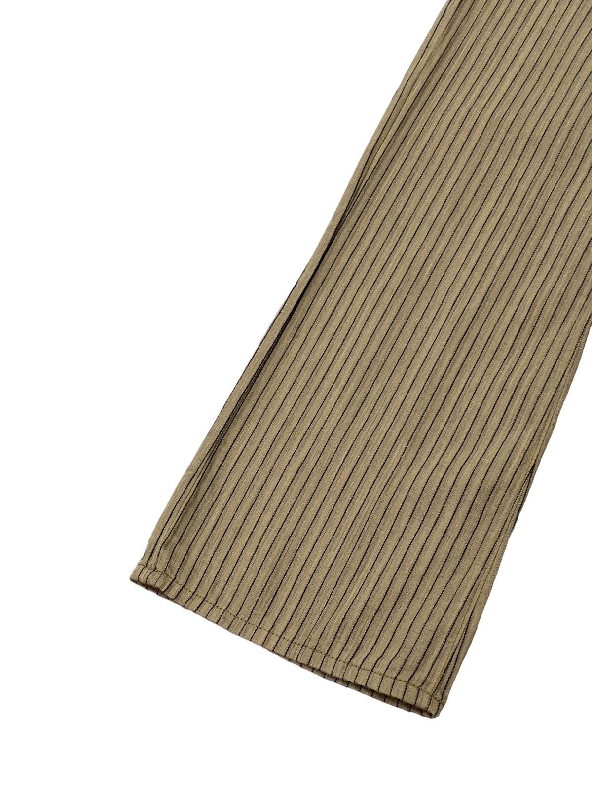 Japanese Brand Flare Jeans Blue Way Japan Wabash Striped Low Rise 8🟦3 Size US 30 / EU 46 - 5 Thumbnail