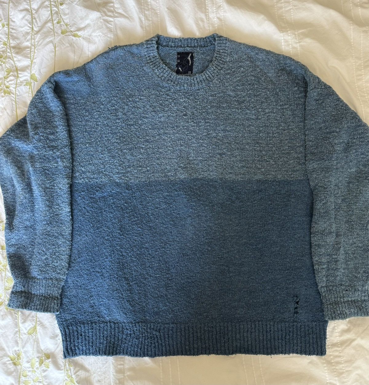Visvim Visvim ICT Amplus Indigo Sweater Size US XXL / EU 58 / 5 - 1 Thumbnail