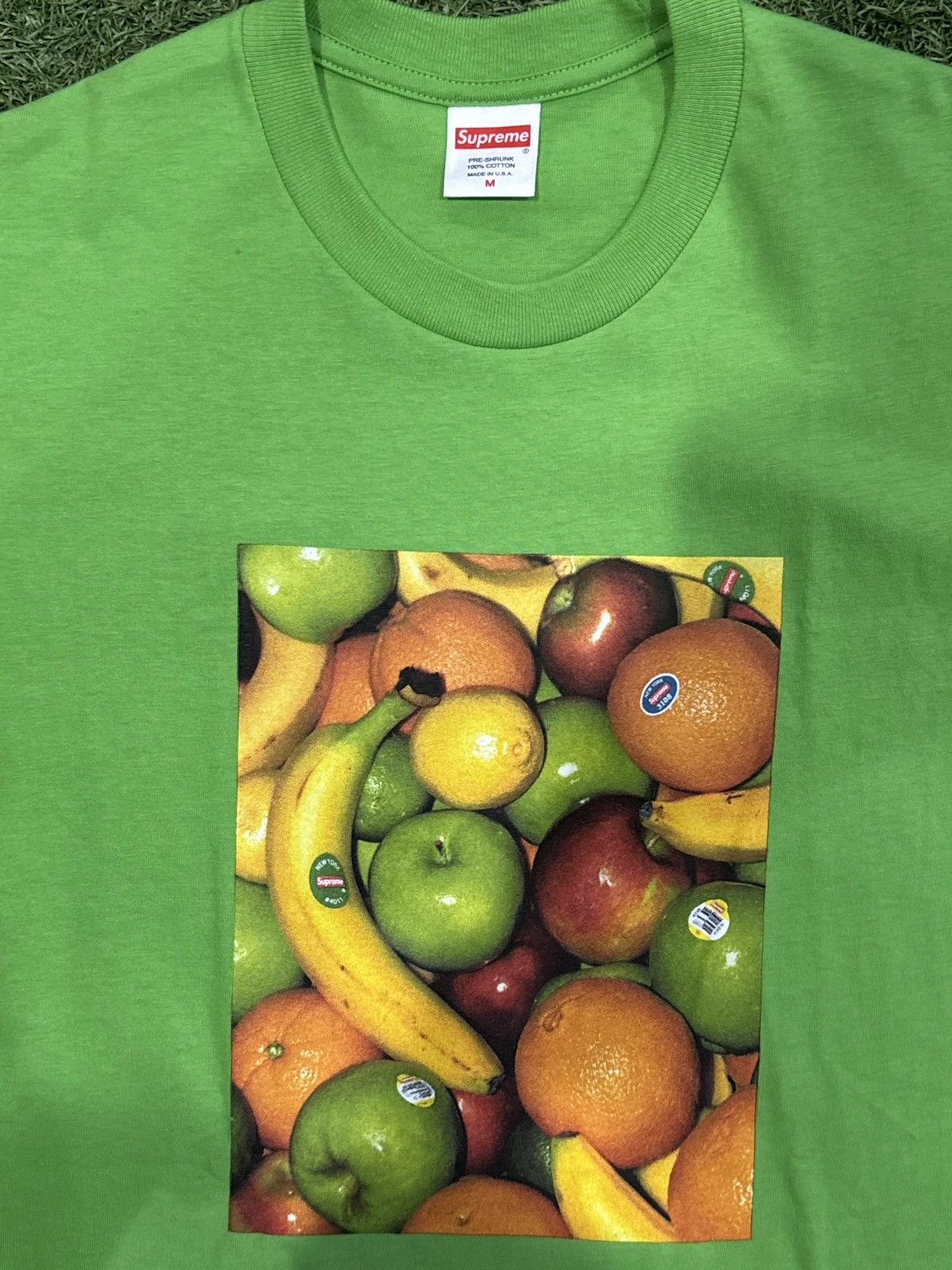 Supreme Supreme Fruits Tee Green Size US M / EU 48-50 / 2 - 2 Thumbnail