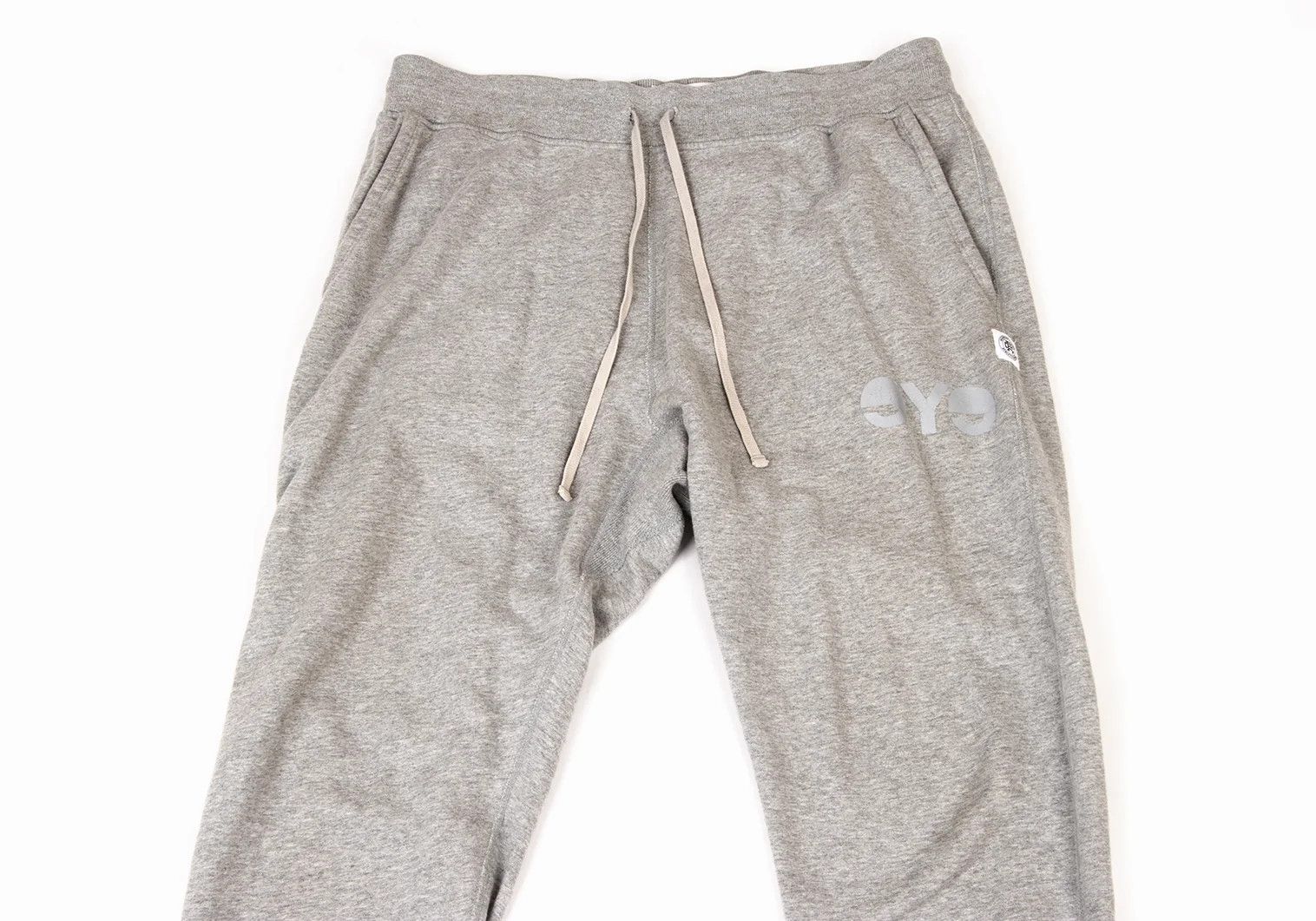 Junya Watanabe Cotton Logo Sweatpants in Gray Size L Size US 38 / EU 54 - 2 Thumbnail