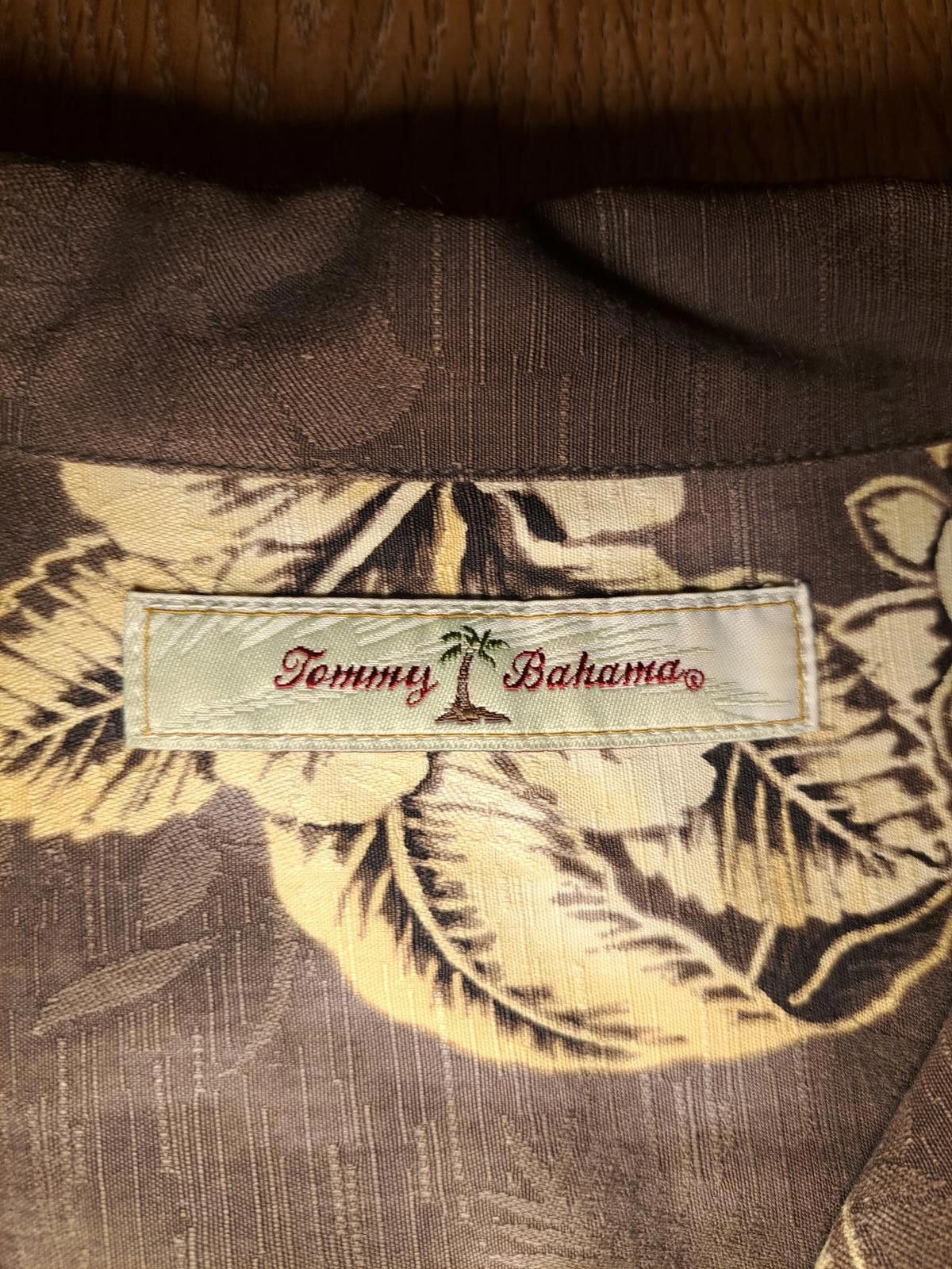 Tommy Bahama Tommy Bahama Button Up Shirt Mens XL Brown Silk Hawaiian Size US XL / EU 56 / 4 - 2 Thumbnail