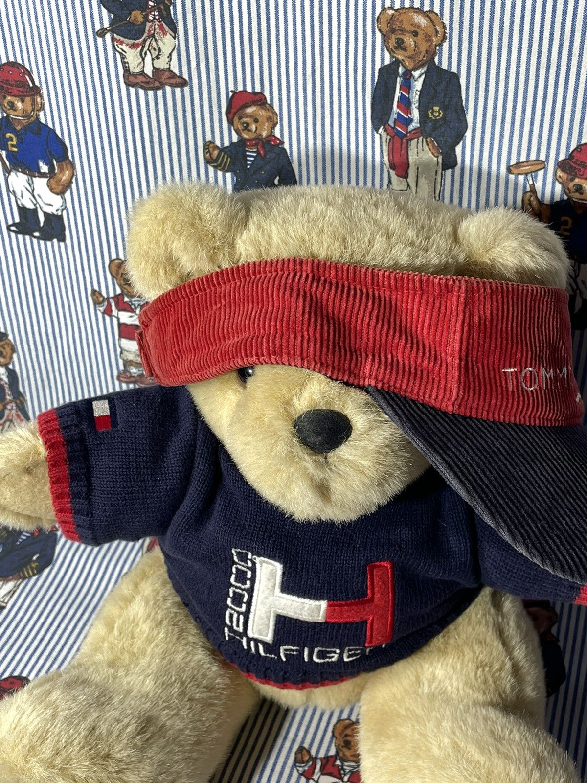 Tommy Hilfiger × Vintage Visor Tommy Hilfiger Crest OG Vintage 90’s Size ONE SIZE - 7 Thumbnail