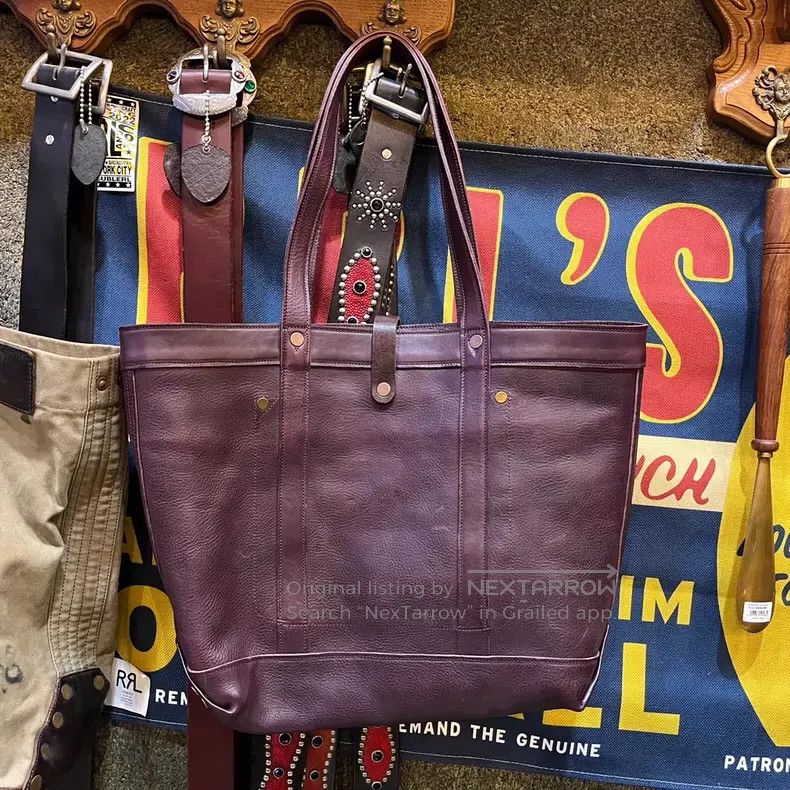 RRL Ralph Lauren RRL Ralph Lauren Old rare purple tote bag Size ONE SIZE - 2 Thumbnail
