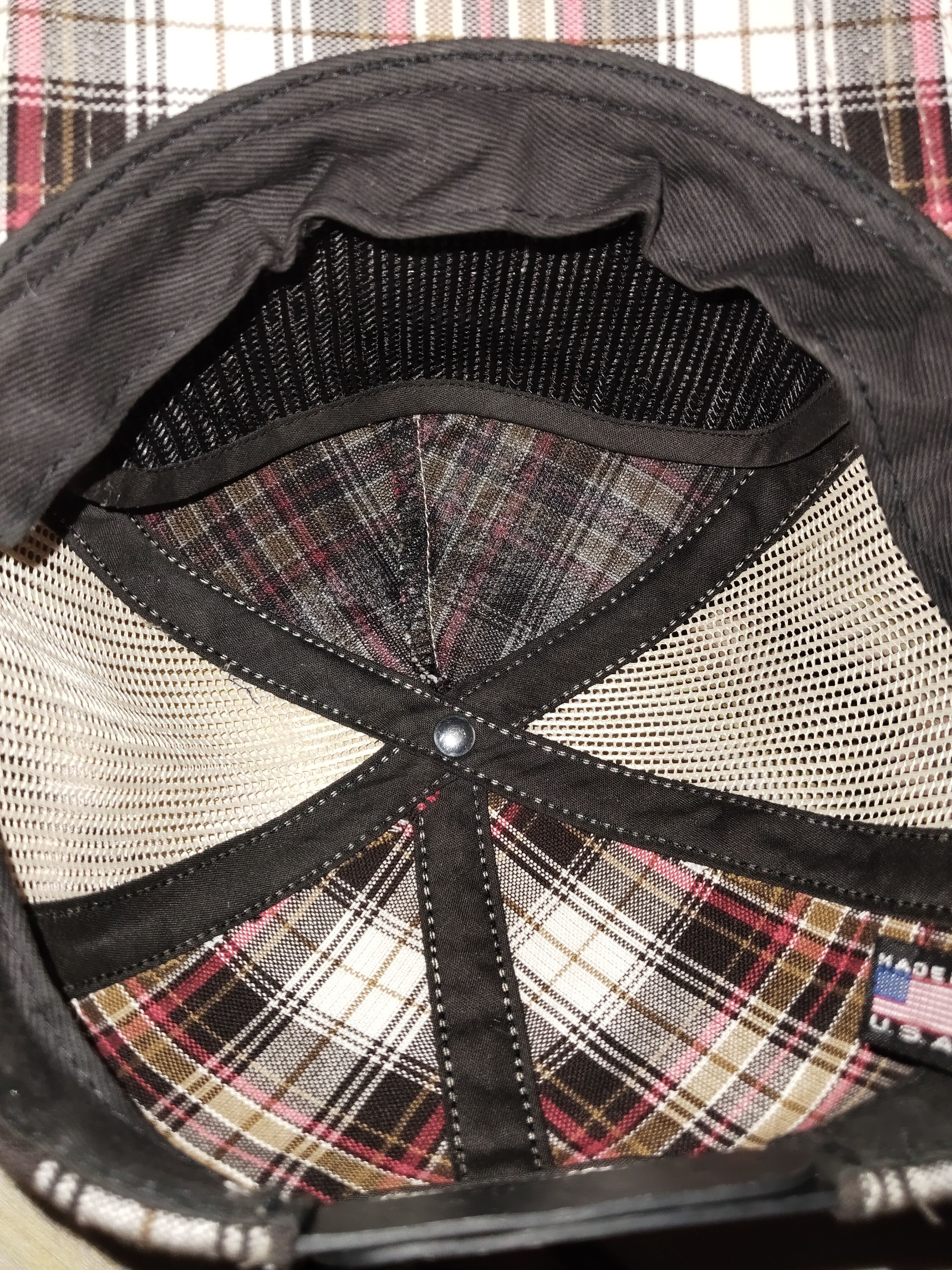 Xlarge X-LARGE Checker board Half Trucker Size ONE SIZE - 6 Thumbnail