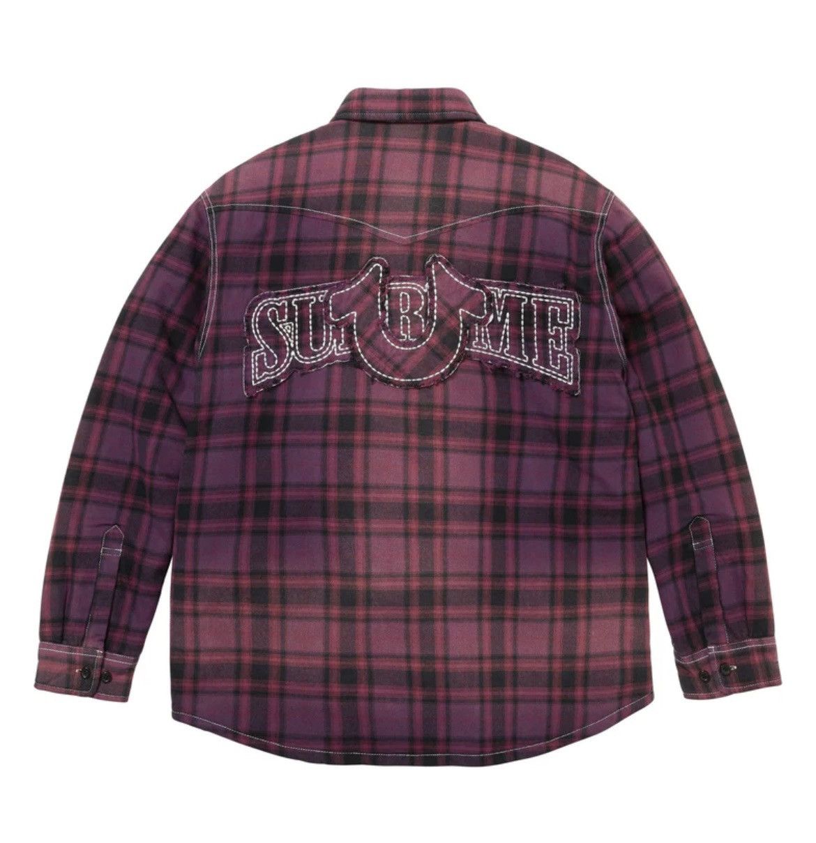 Supreme Quilted Flannel | Grailed