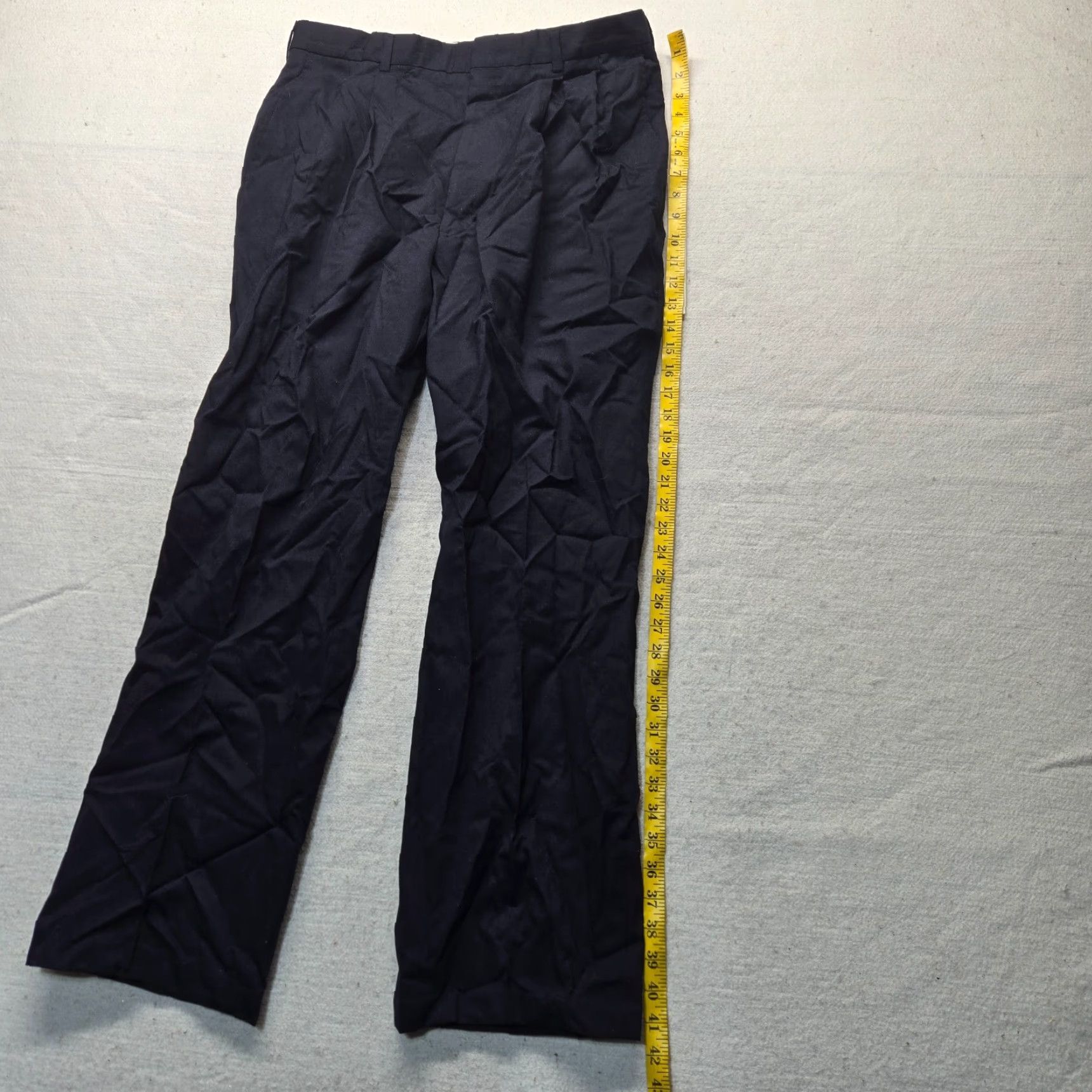 Vintage Deansgate Pants Adult Men’s 34W x 30L Navy Blue Dress Pants Size US 34 / EU 50 - 7 Thumbnail