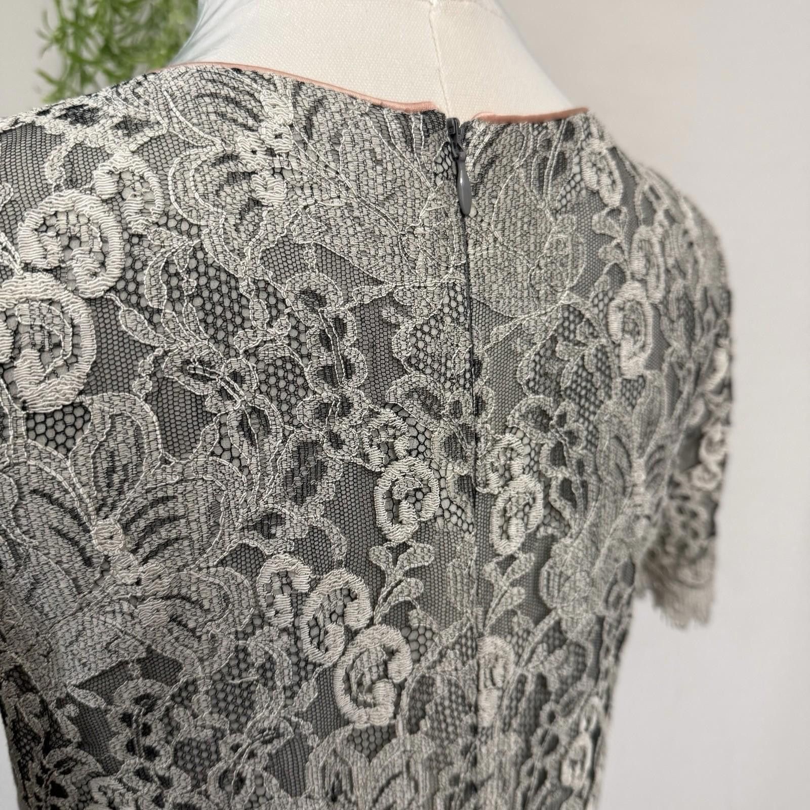 Designer Liz Claiborne Night Lace Dress Small Size S / US 4 / IT 40 - 7 Thumbnail