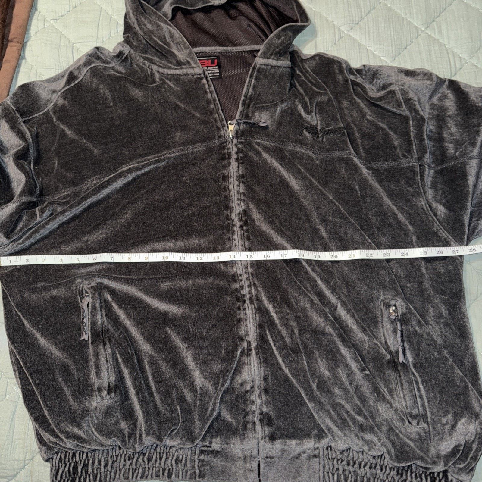 Fubu FUBU Vintage Velour Jacket Men’s Size XL Hip Hop Y2K Hoodie Size US XL / EU 56 / 4 - 11 Thumbnail