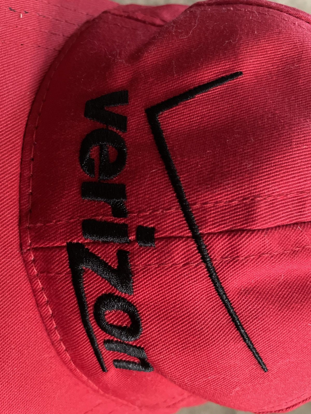 Other VERIZON Cap Hat Strap Back Red Cell Phone Network advertisin Size ONE SIZE - 3 Thumbnail