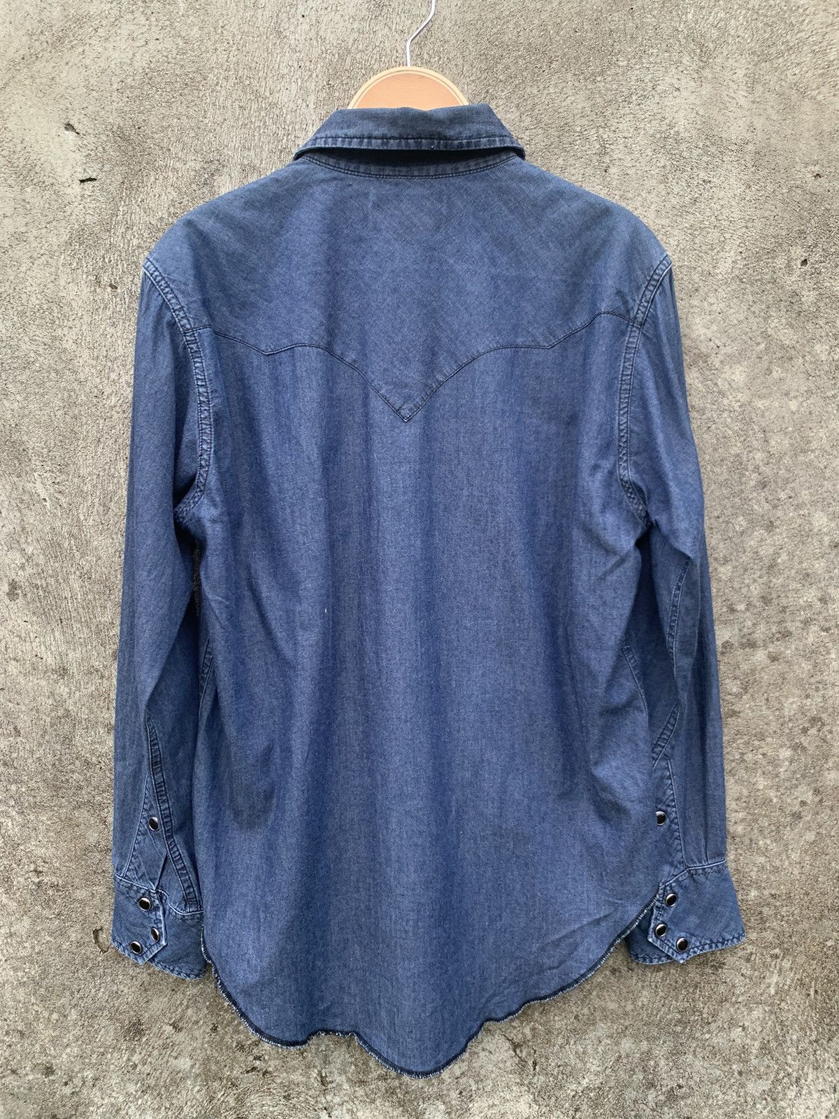 Engineered Garments × Nepenthes Engineered garments double pocket western denim shirt Size US S / EU 44-46 / 1 - 8 Thumbnail