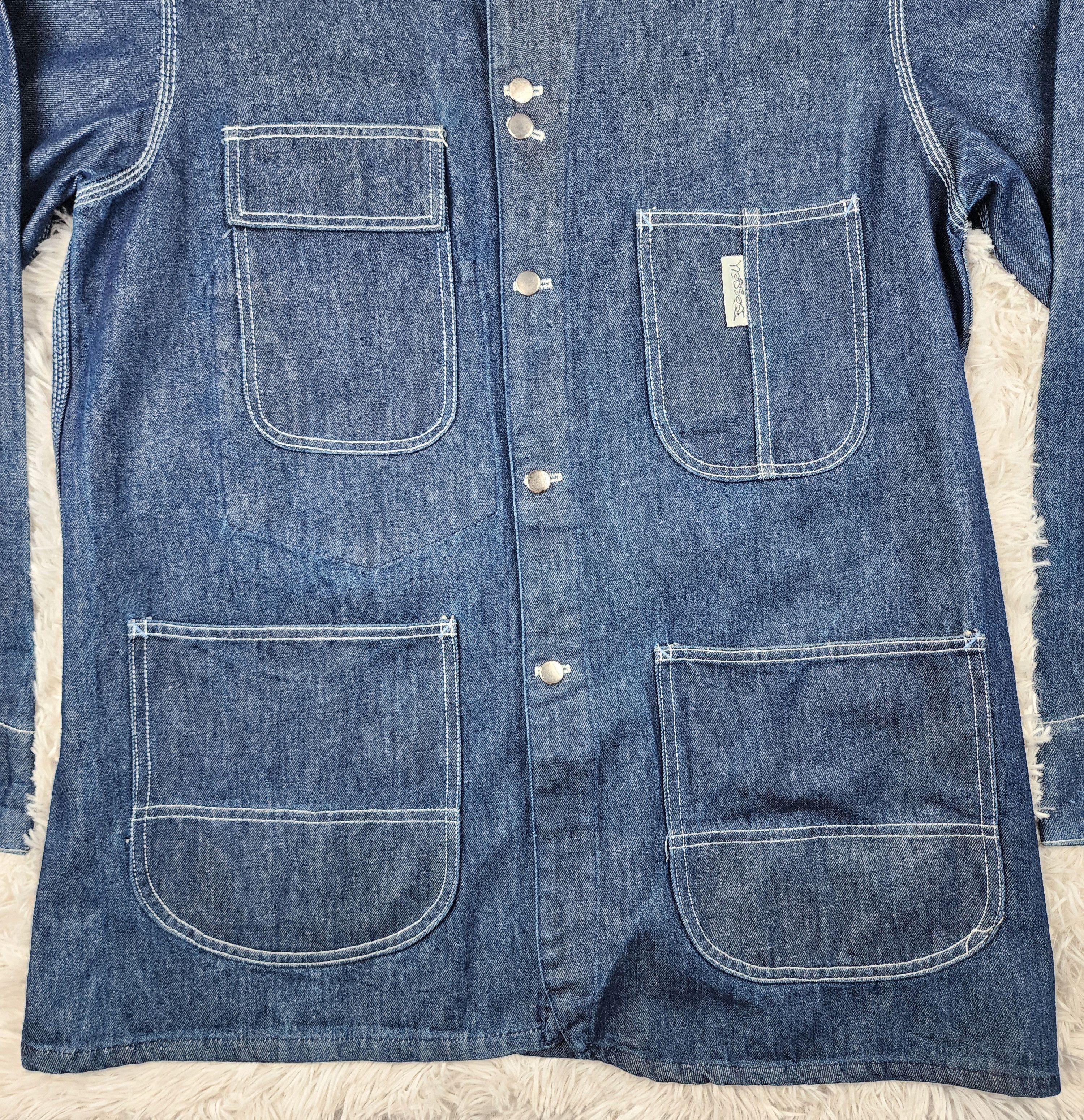 Other Vintage Bessell U.S.A denim buttoned overcoat Size US L / EU 52-54 / 3 - 4 Thumbnail