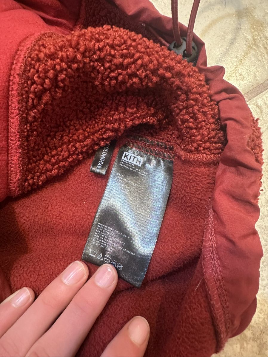 Kith kith quarter zip sherpa hood sz xs Size US XS / EU 42 / 0 - 4 Thumbnail