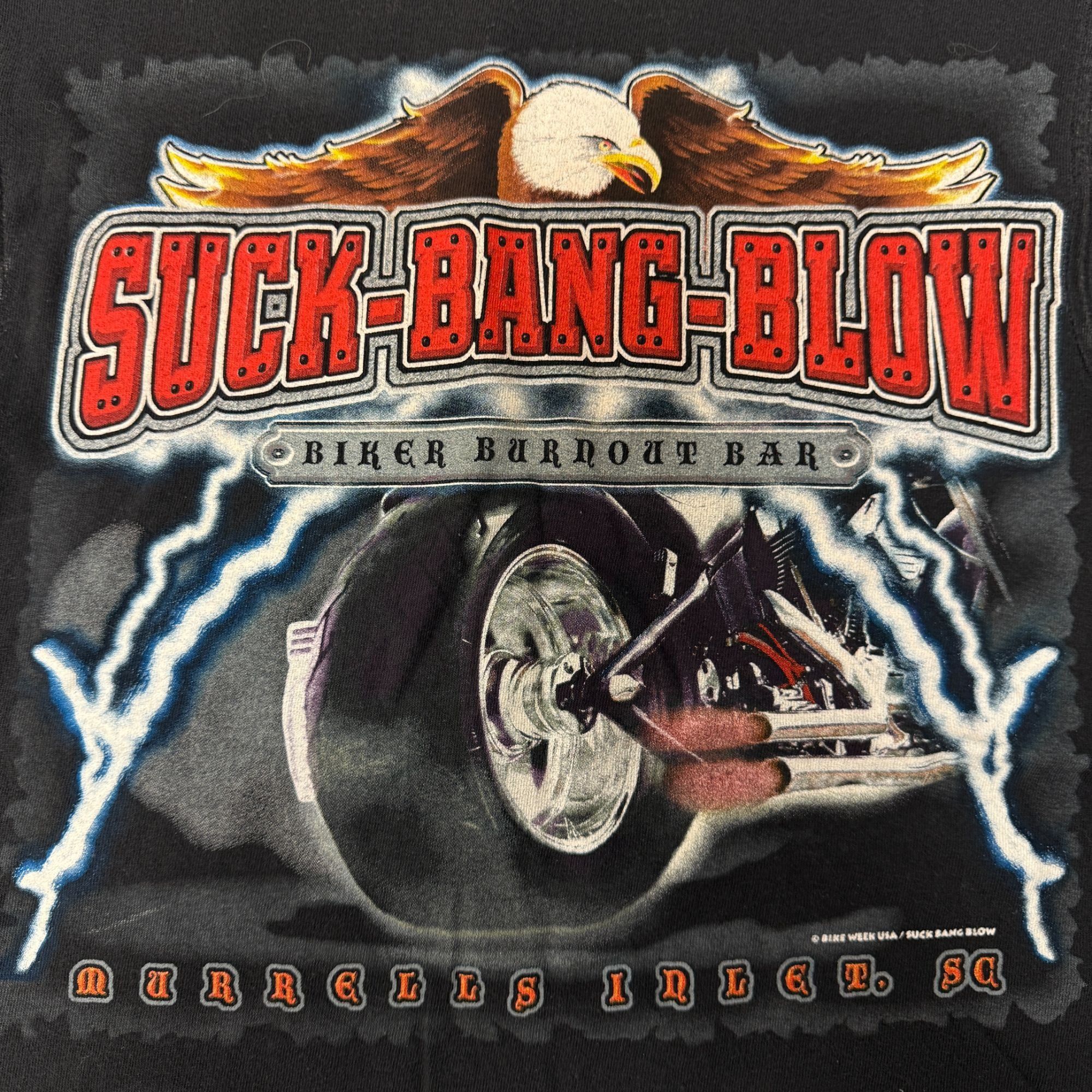 Other WCW Motorcycle Bike Week SUCK BANG BLOW Biker Rally T Shirt Size US M / EU 48-50 / 2 - 3 Thumbnail