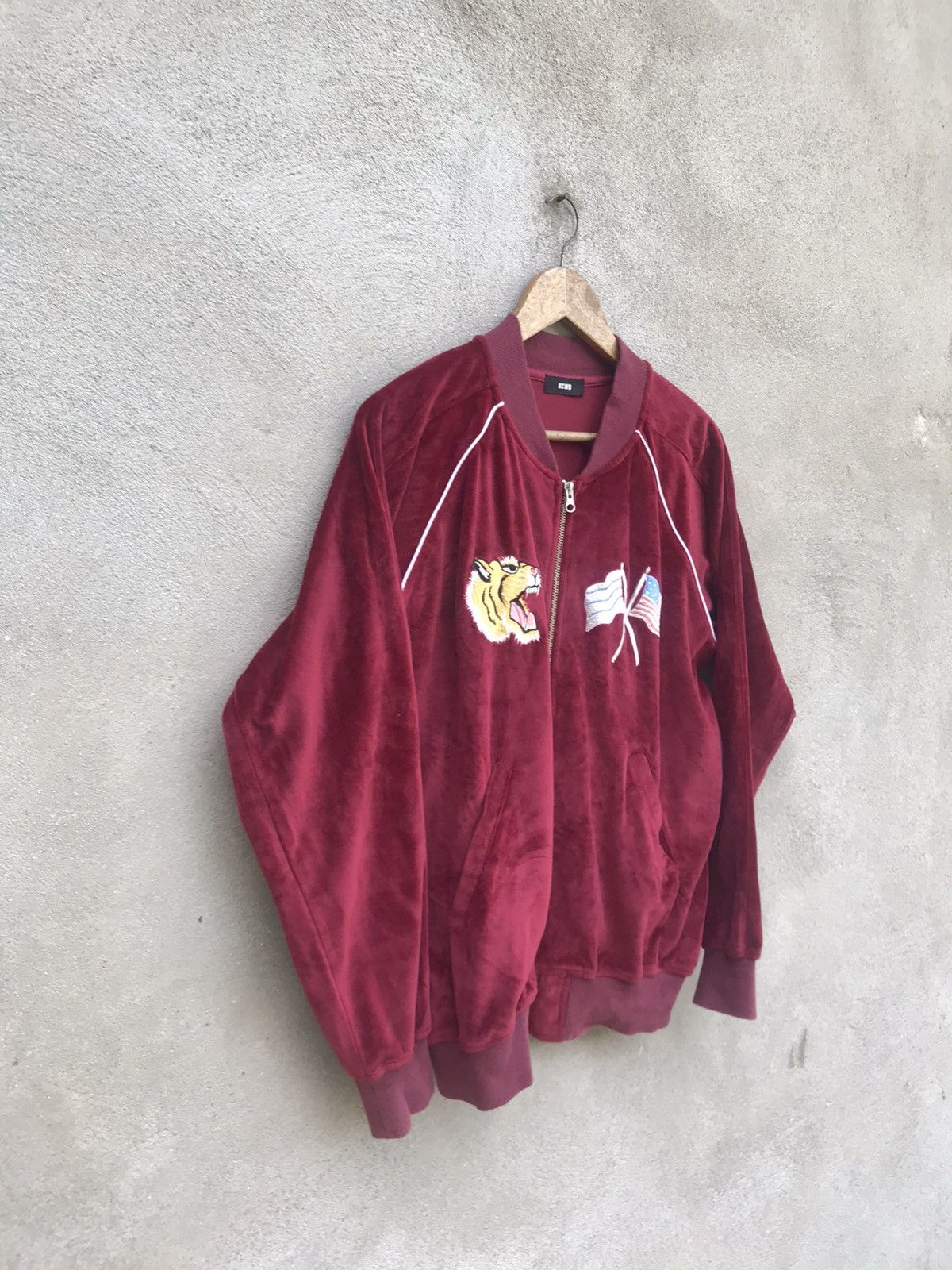 Japanese Brand RODEO CROWNS SKATE SOUVENIR SUKAJAN TIGER SATIN JACKET Size US S / EU 44-46 / 1 - 3 Thumbnail