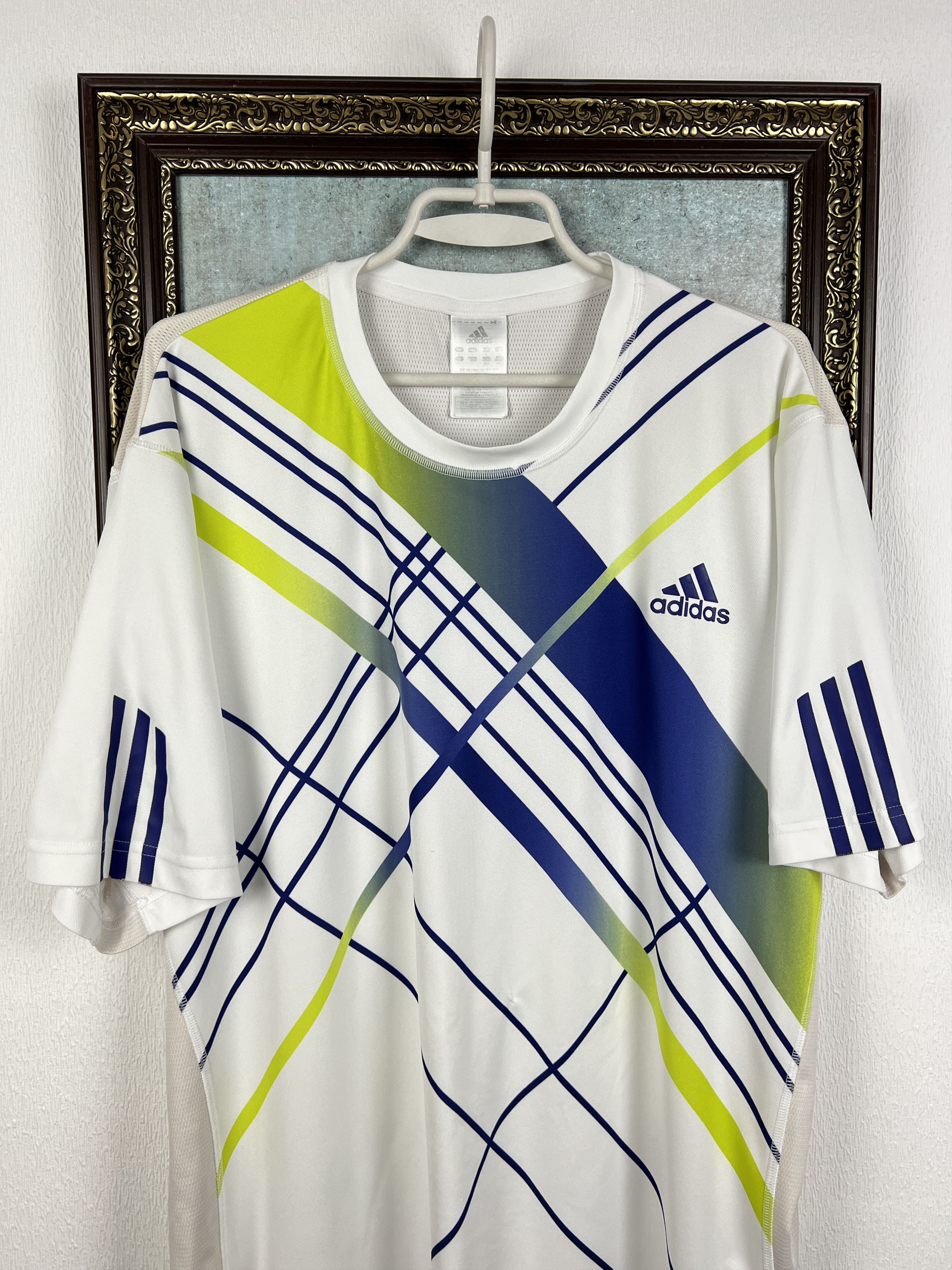 Adidas Vintage Tennis Shirt Novak Djokovic Jersey Trikot Sport Size US L / EU 52-54 / 3 - 2 Thumbnail