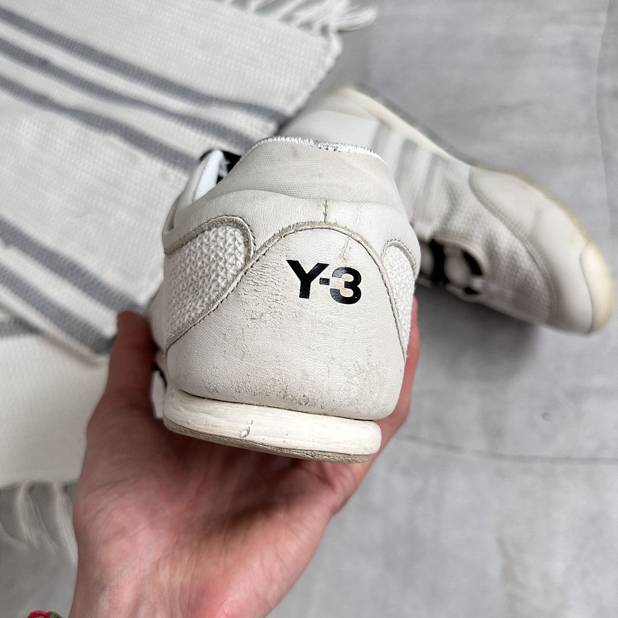 Adidas × Y-3 Japan Adidas Yohji Yamamoto Y-3 Vintage Boxing Sneaker Shoes Size US 8.5 / EU 41-42 - 19 Thumbnail