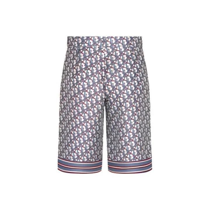 Dior Dior Colorful Patterned Casual Silk Shorts 0079-2507 Size US 44 / EU 60 - 1 Thumbnail