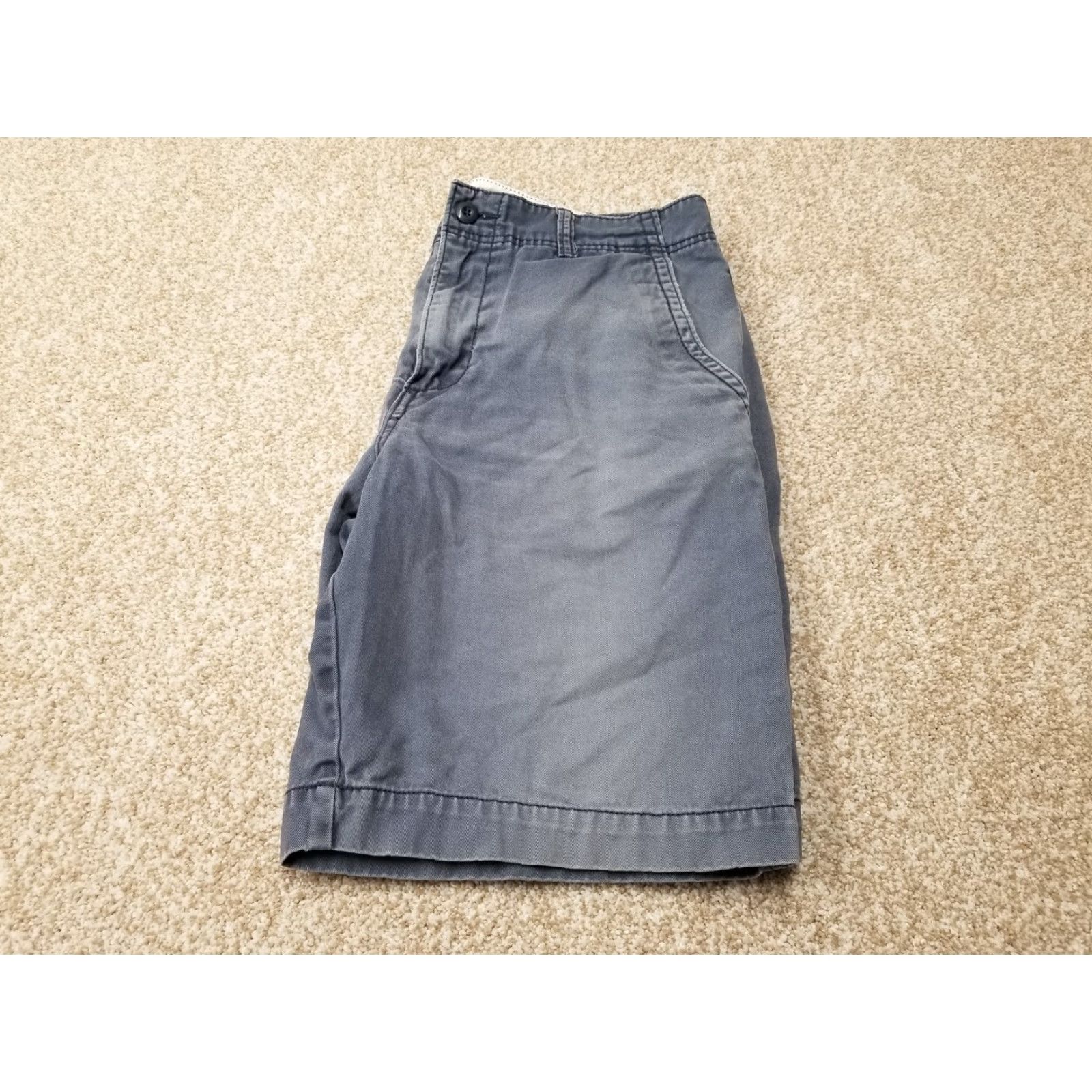 Old Navy Old Navy Shorts Mens 33 Gray Flat Front Faded Broken-In Outdoors Casual Chino 33 in Gray Regular Mens Size US 33 - 5 Thumbnail