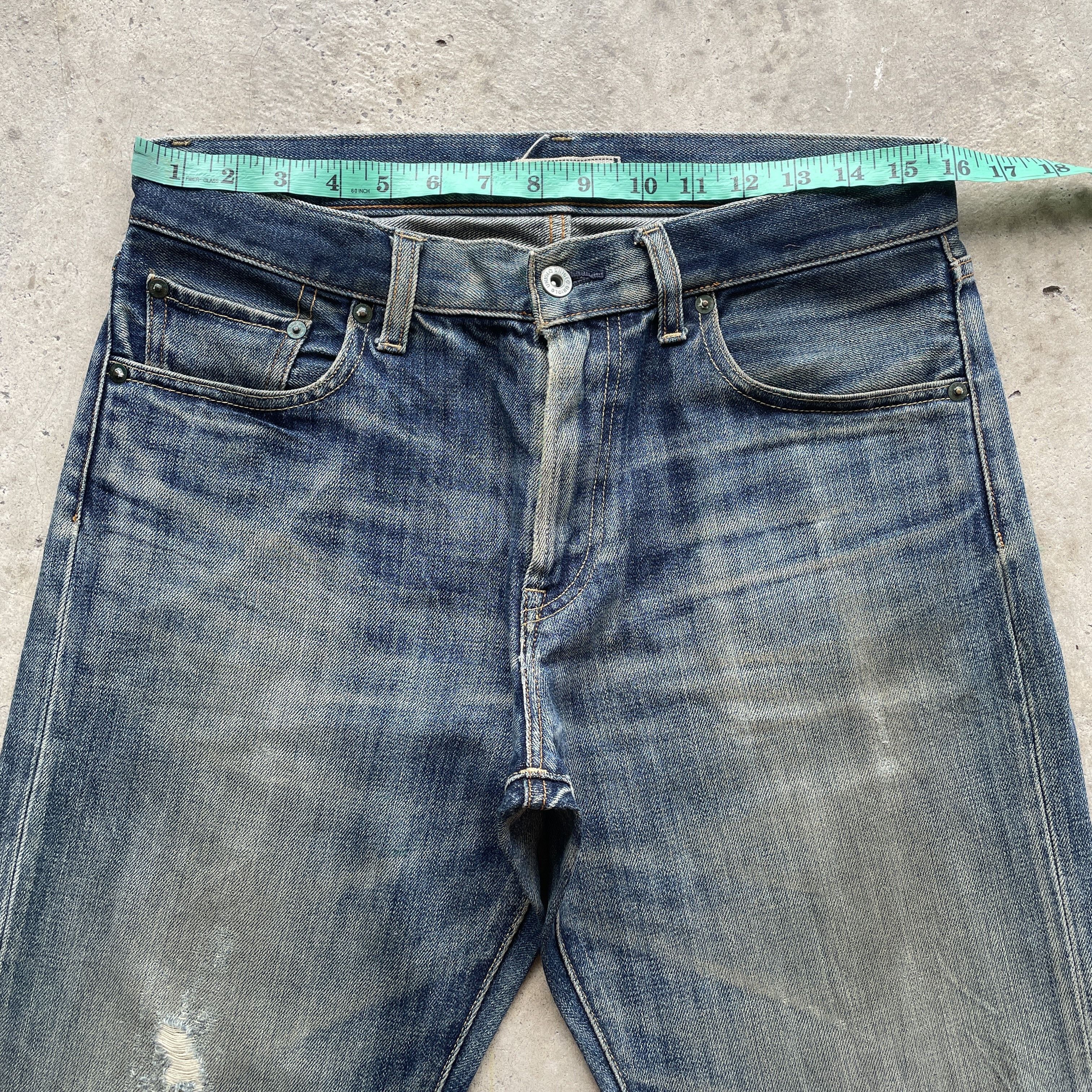 Japanese Brand W32 VINTAGE JAPANESE MUDWASH JEANS FADED PANTS DISTRESSED Size US 32 / EU 48 - 5 Thumbnail