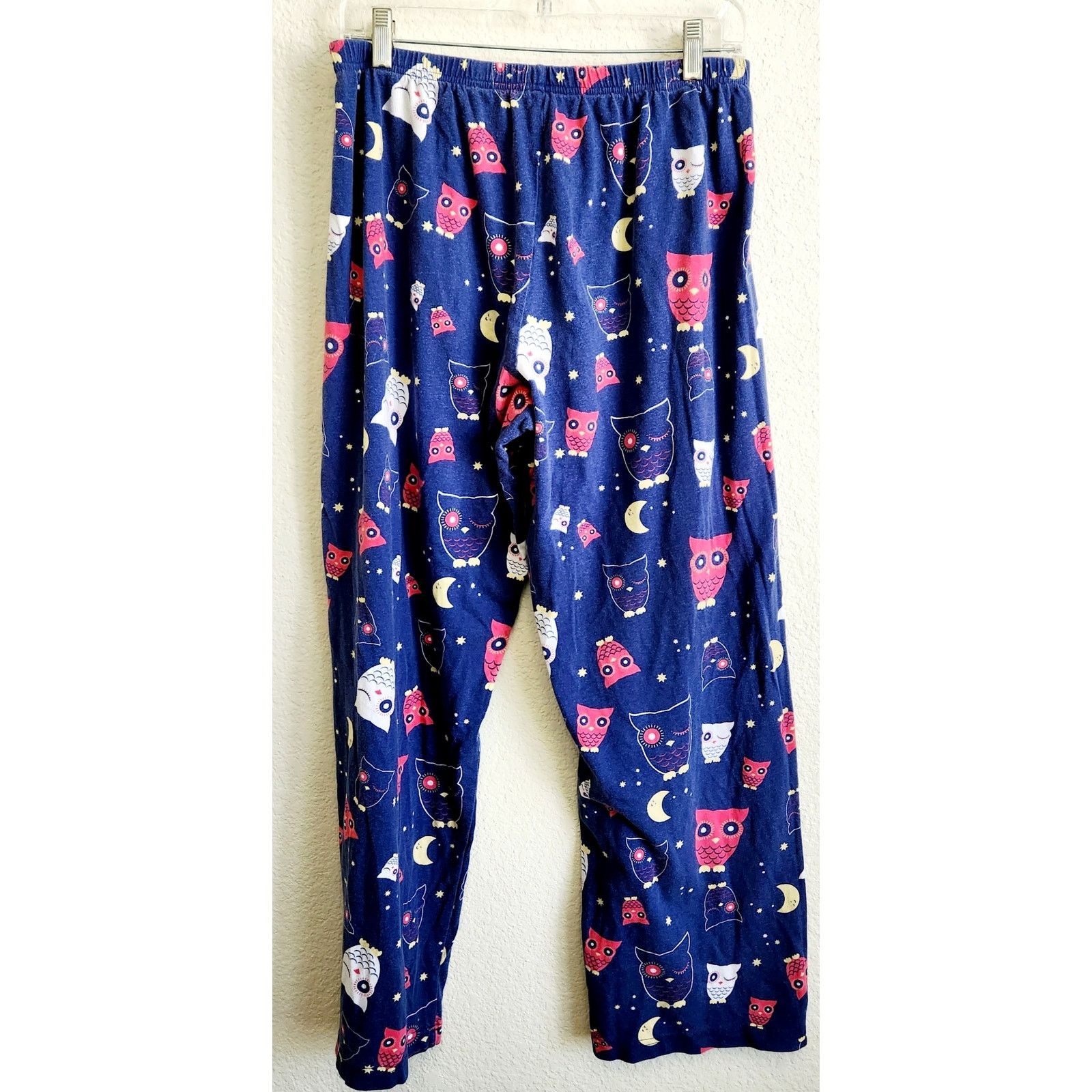 Other Pajama Gram Blue Owl Print PJ Bottoms Medium Lightweight Size 30" / US 8 / IT 44 - 2 Thumbnail