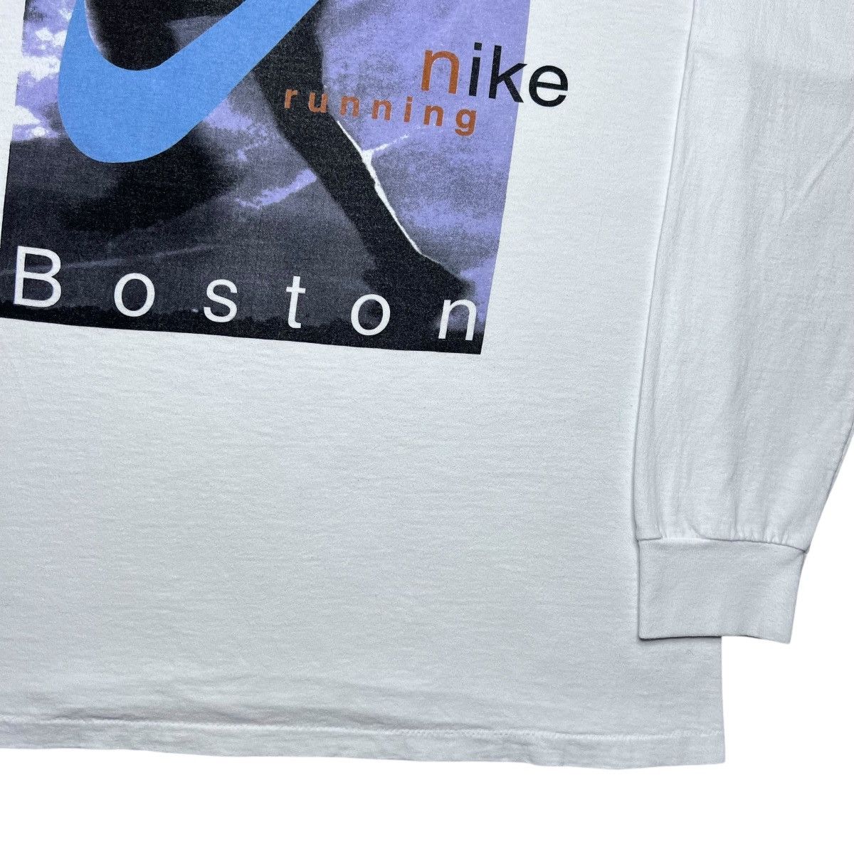 Nike 1990s Nike You Either Ran Today Or You Didn’t Boston T-Shirt Size US XL / EU 56 / 4 - 22 Thumbnail