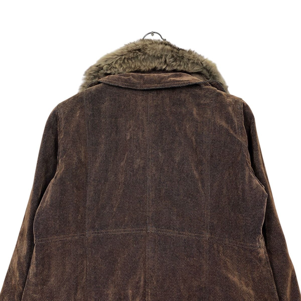 Japanese Brand Vintage Denim Biker Jacket CPMarket Mink Fur Lining Blanket Size US M / EU 48-50 / 2 - 10 Thumbnail