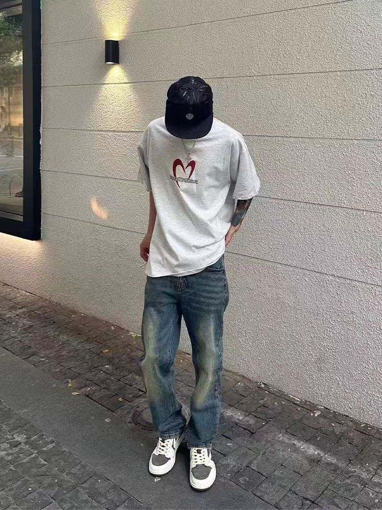 Japanese Brand × Vintage Vintage Street Washed and Aged Loose Casual Jeans Size US 32 / EU 48 - 5 Thumbnail