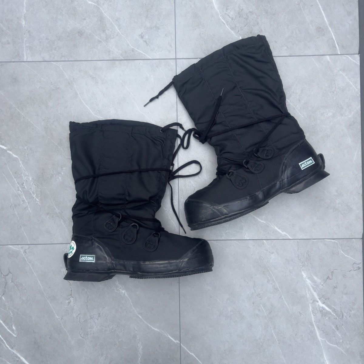 1980s Vintage Rare Black Opium Mukluk Boots